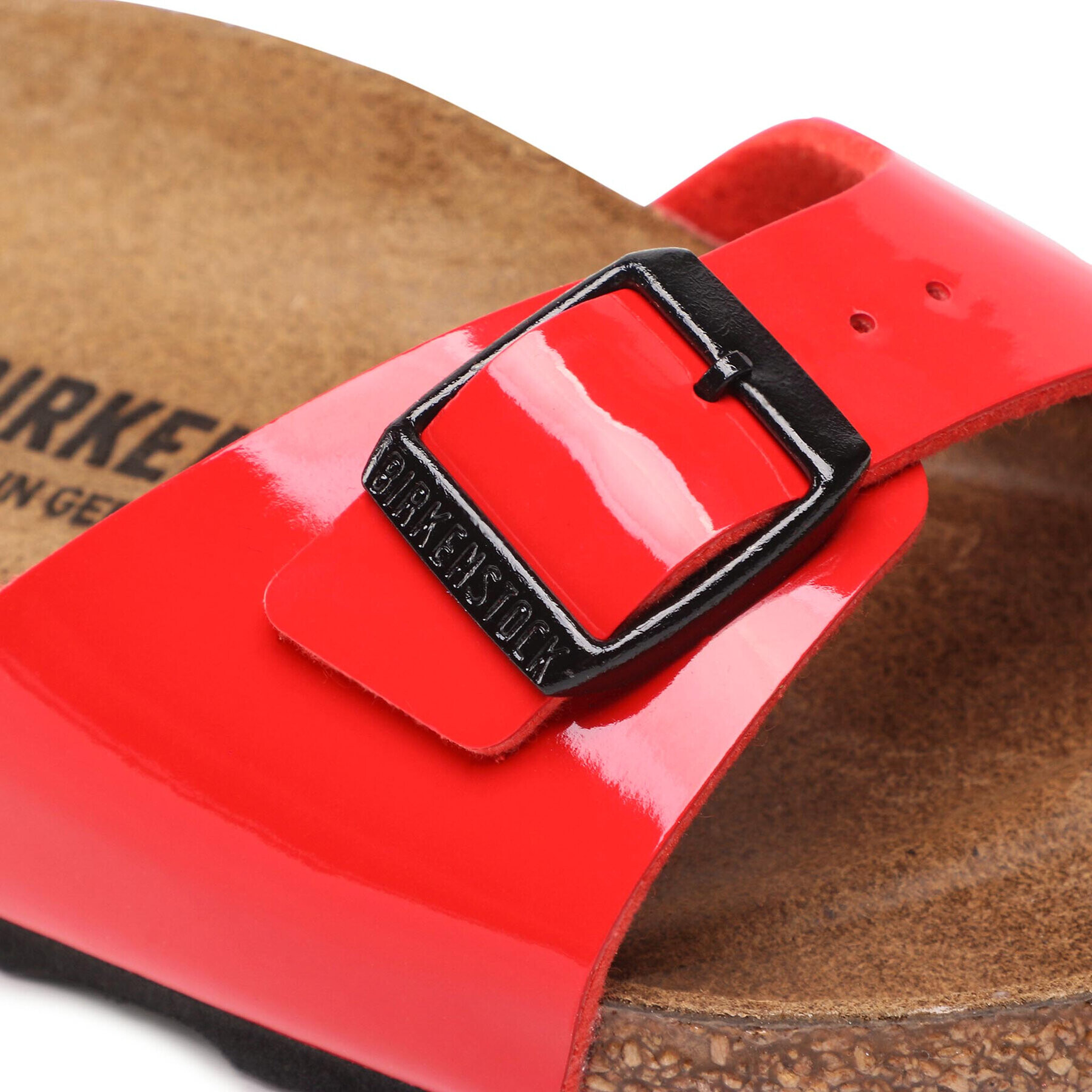 Birkenstock Чехли Madrid Bs 1019460 Червен - Pepit.bg