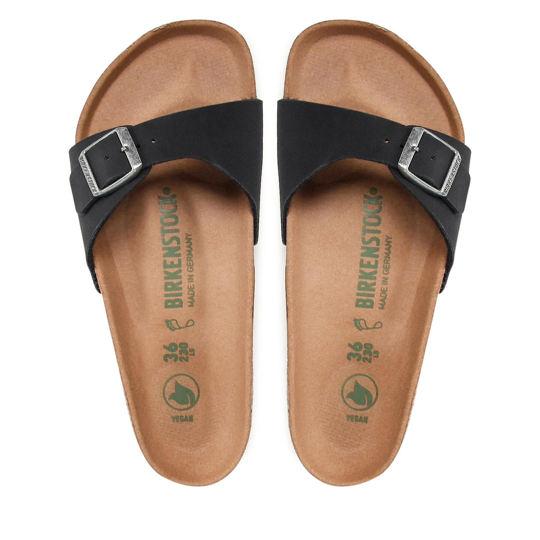 Birkenstock Чехли Madrid Bs 1019969 Черен - Pepit.bg