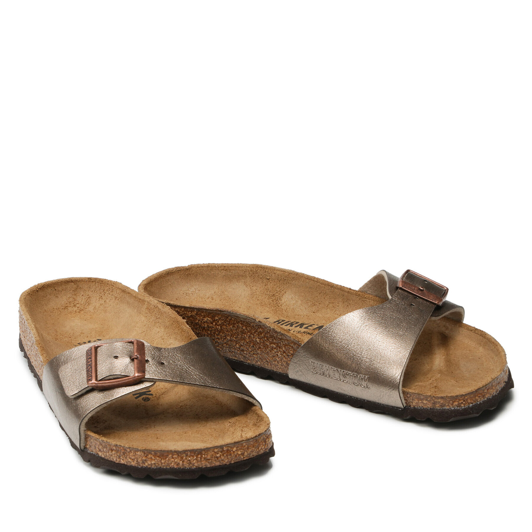 Birkenstock Чехли Madrid Bs 1020632 Златист - Pepit.bg