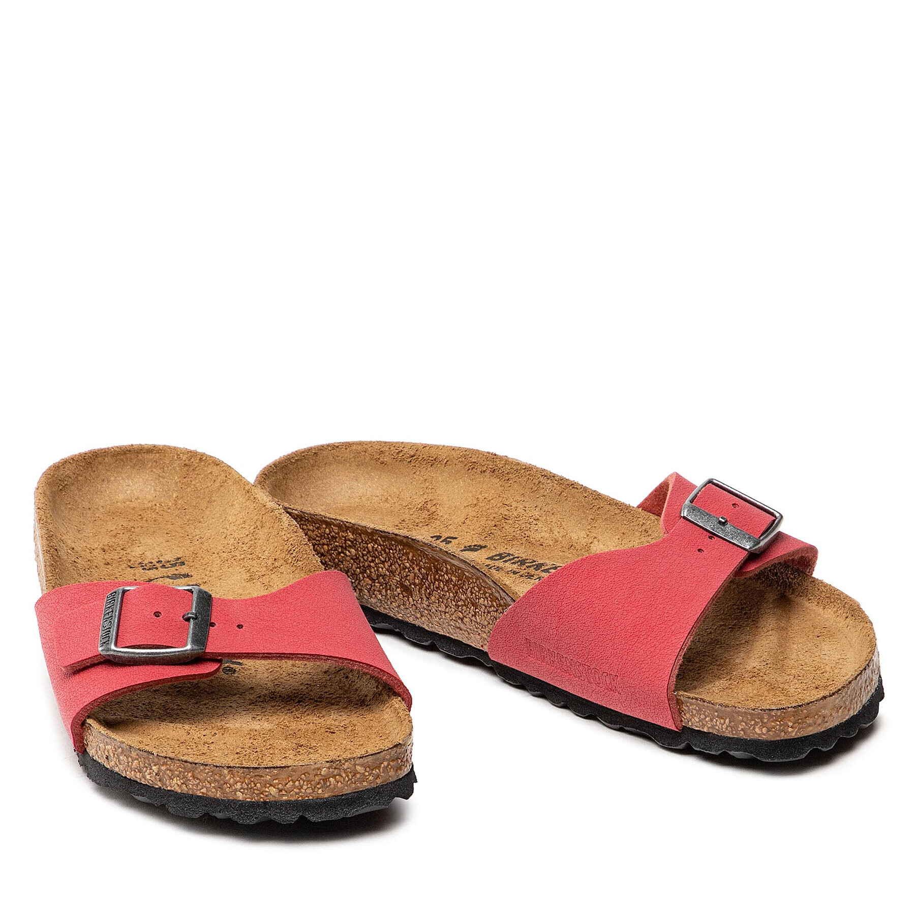 Birkenstock Чехли Madrid Bs 1021002 Червен - Pepit.bg