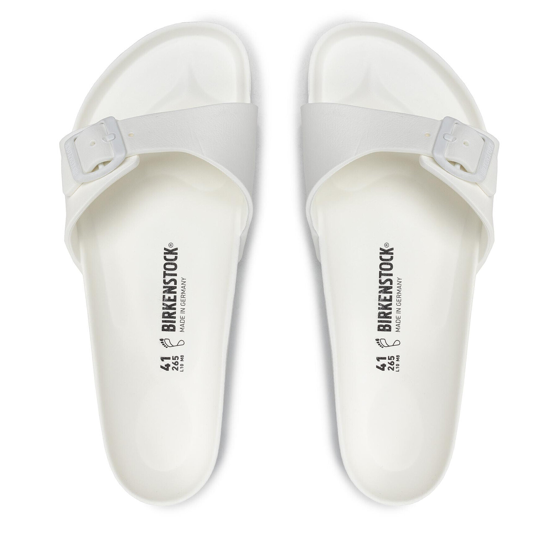 Birkenstock Чехли Madrid Eva 128181 Бял - Pepit.bg