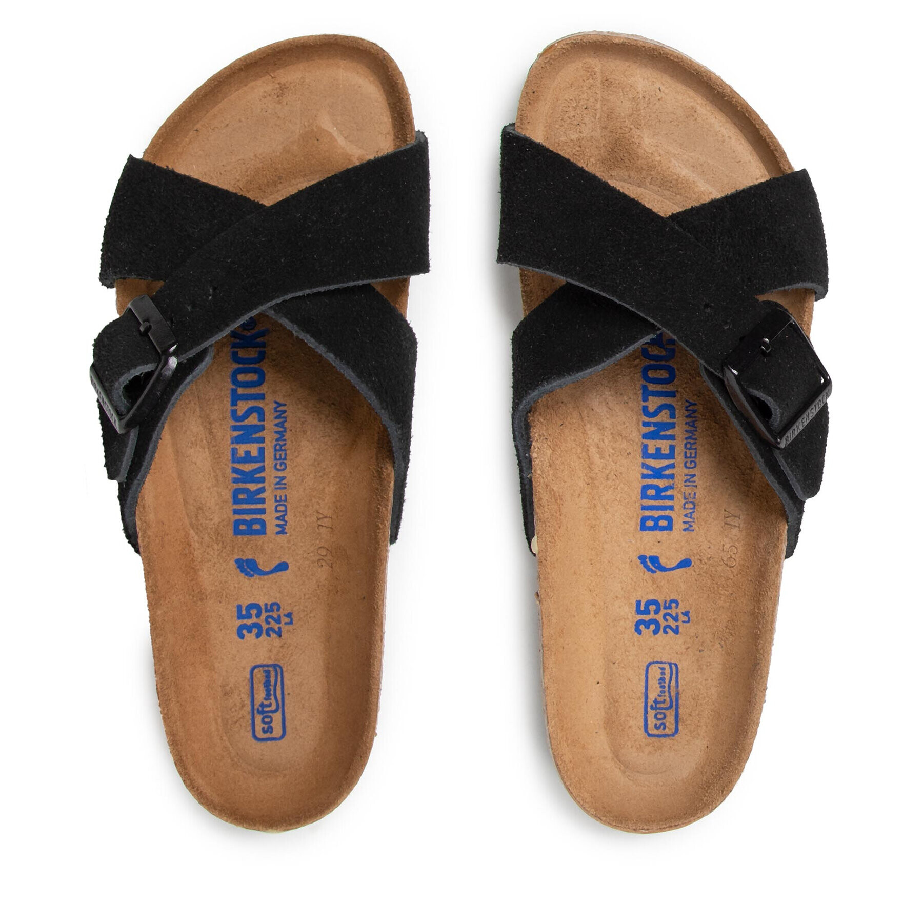 Birkenstock Чехли Siena 1022222 Черен - Pepit.bg