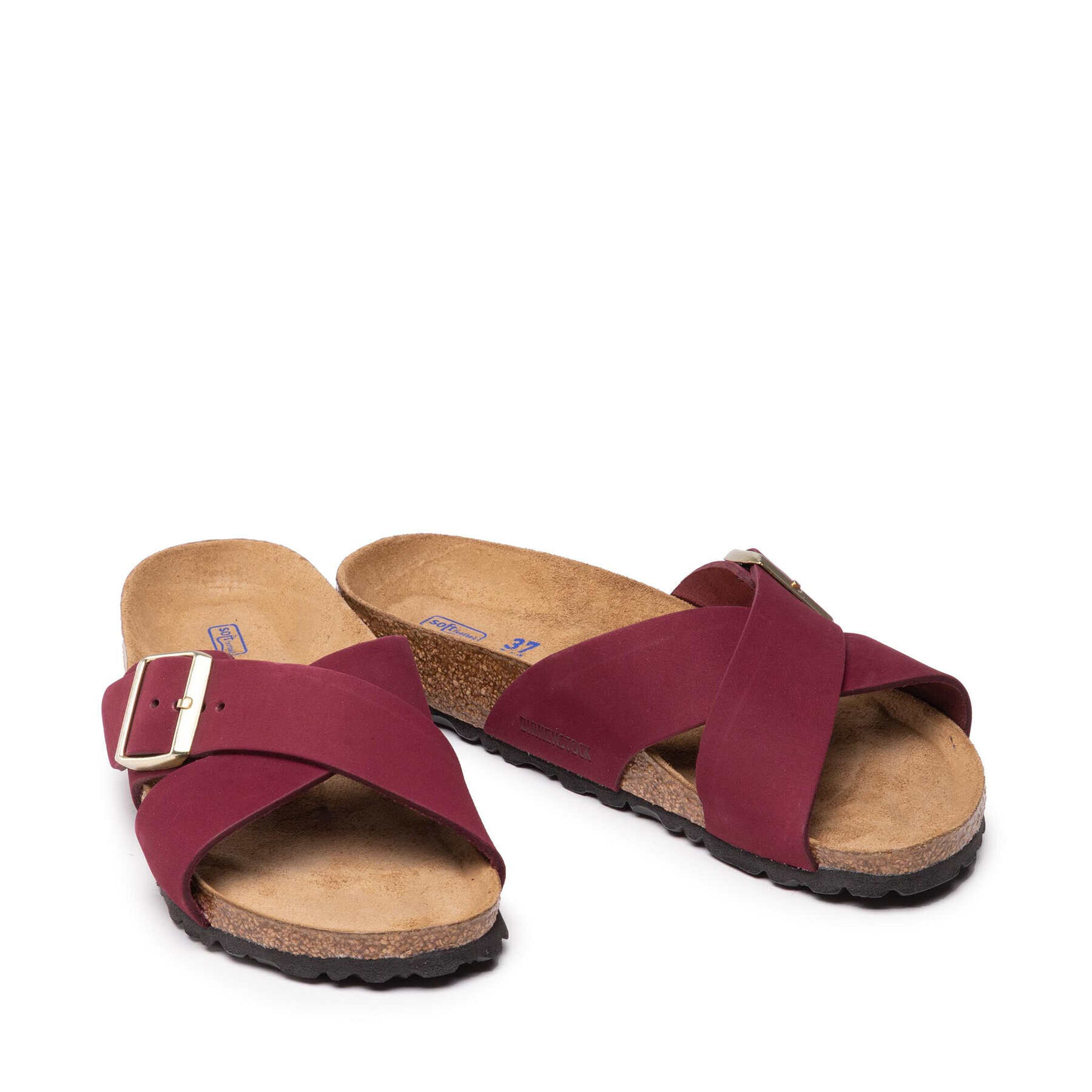 Birkenstock Чехли Siena II 1020628 Бордо - Pepit.bg