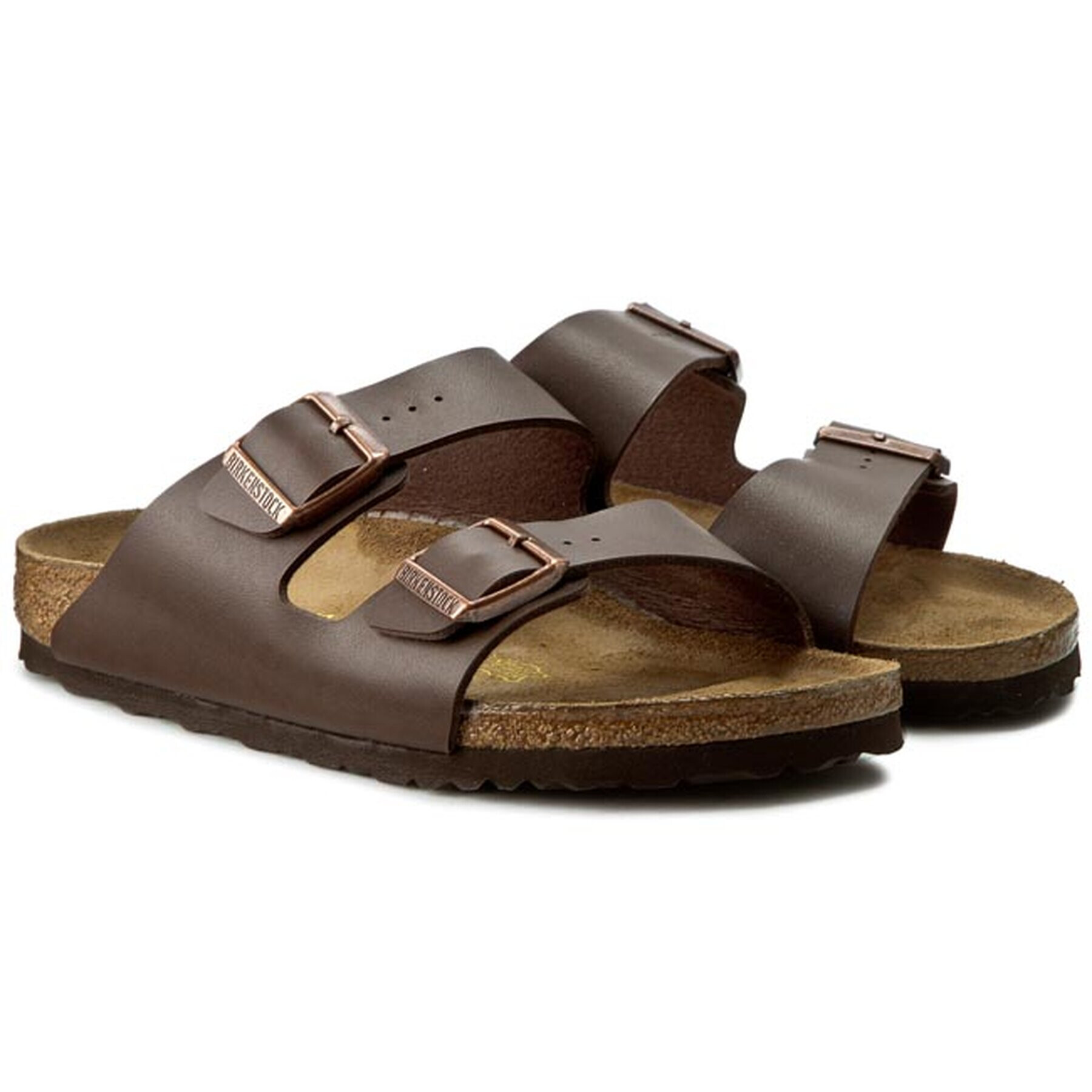 Birkenstock Чехли Arizona 0051703 Кафяв - Pepit.bg