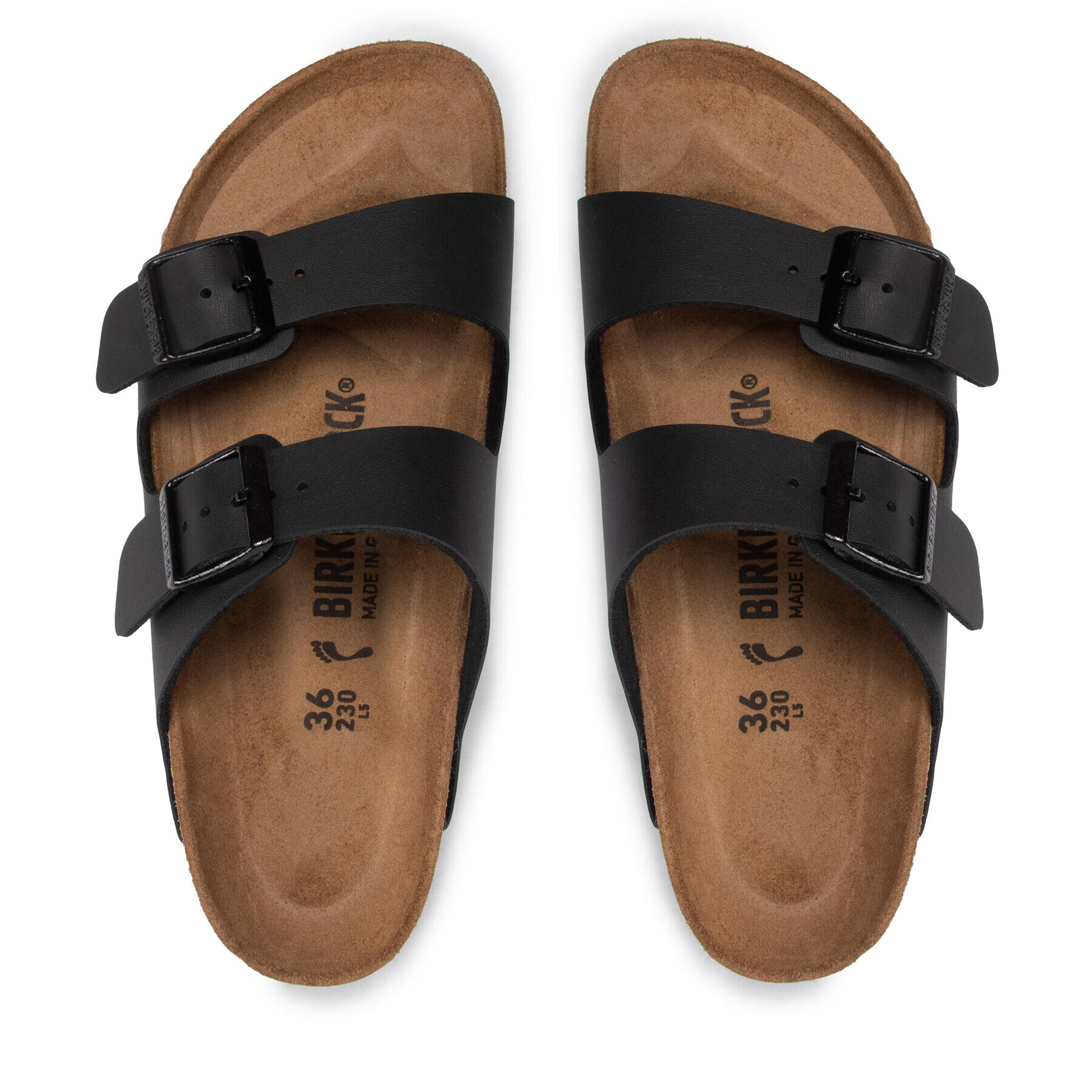 Birkenstock Чехли Arizona 0051793 Черен - Pepit.bg