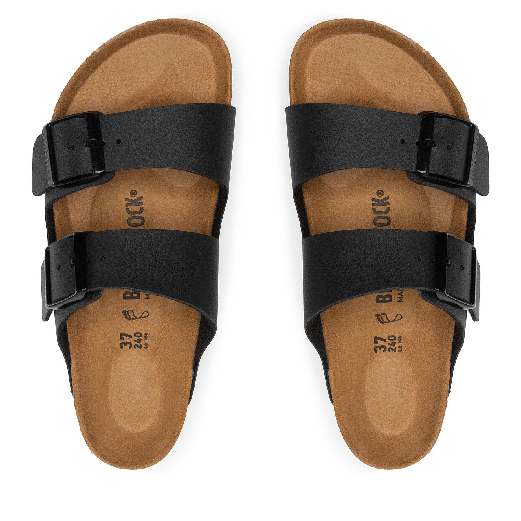 Birkenstock Чехли Arizona 051791 Черен - Pepit.bg