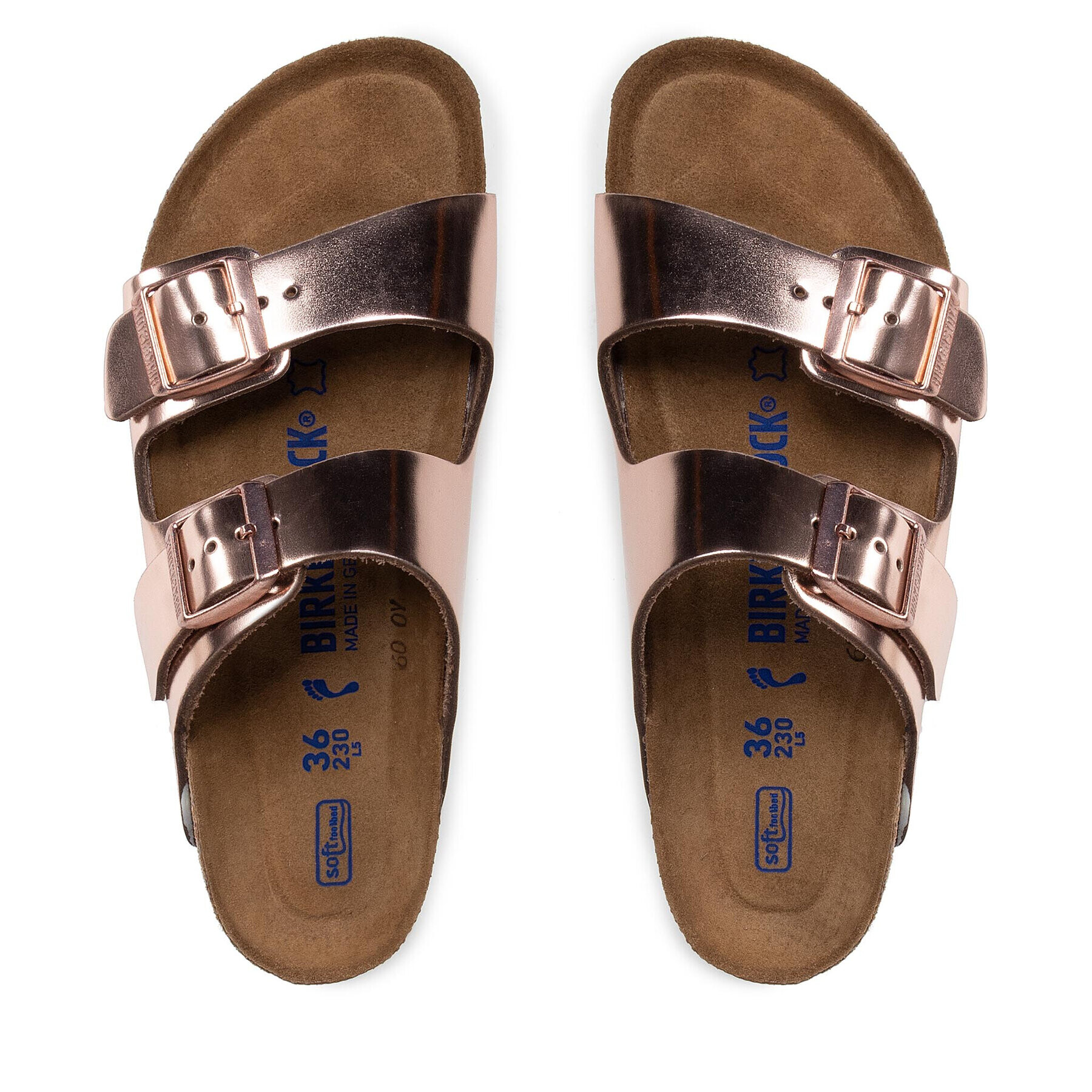 Birkenstock Чехли Arizona 0952093 Златист - Pepit.bg