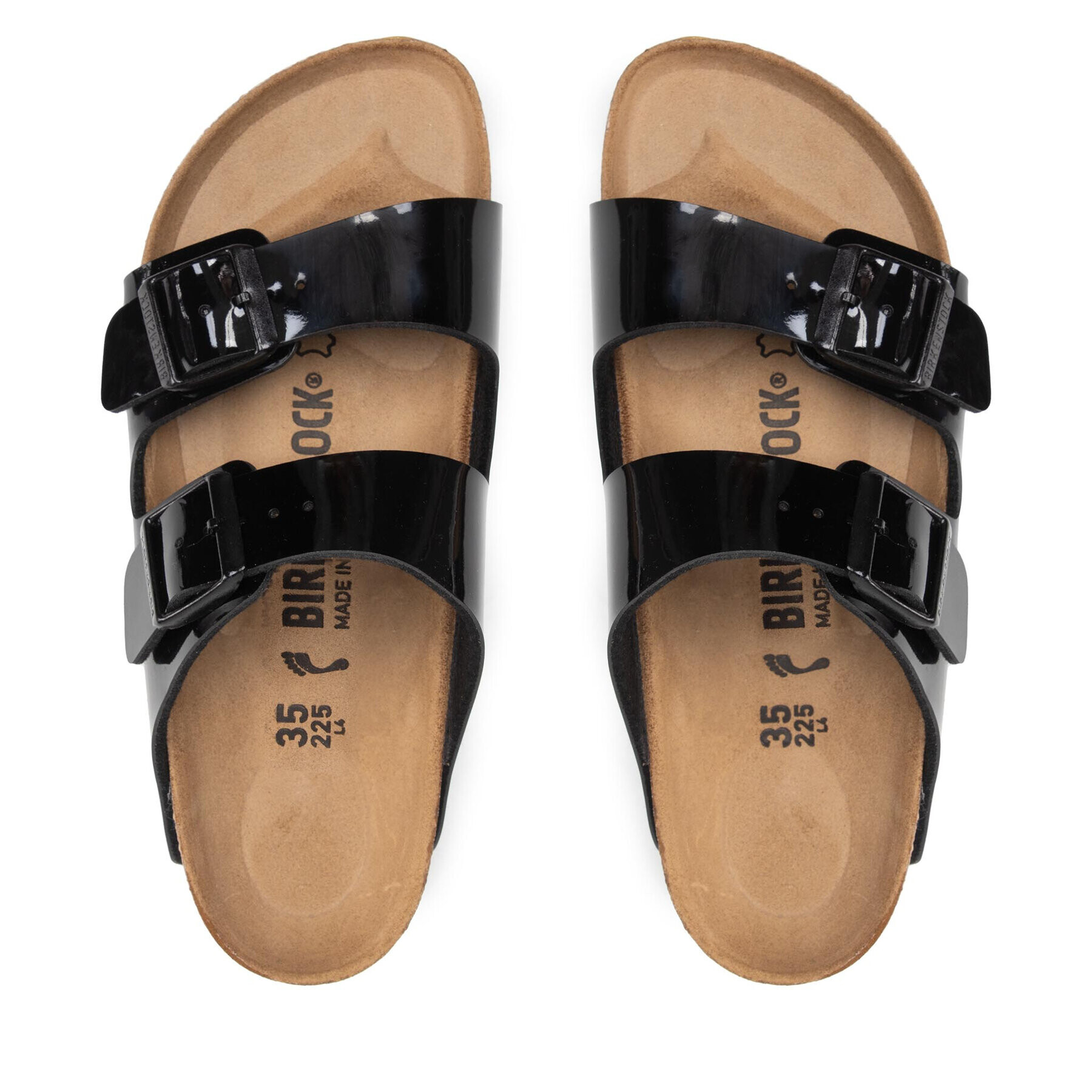 Birkenstock Чехли Arizona 1005292 Черен - Pepit.bg