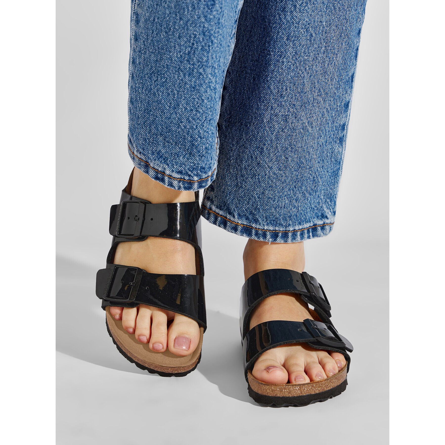 Birkenstock Чехли Arizona 1005292 Черен - Pepit.bg