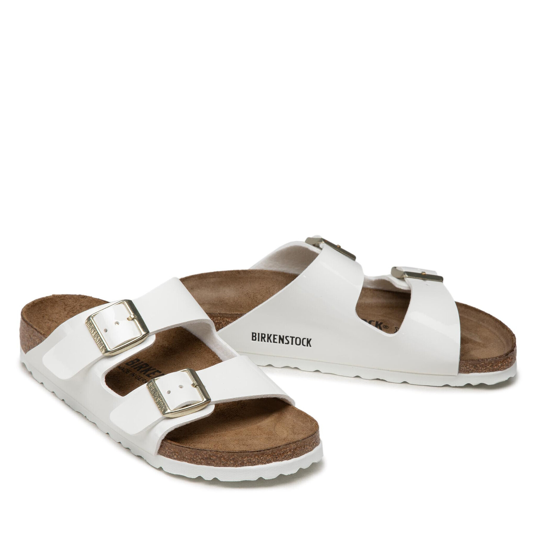 Birkenstock Чехли Arizona 1005294 Бял - Pepit.bg