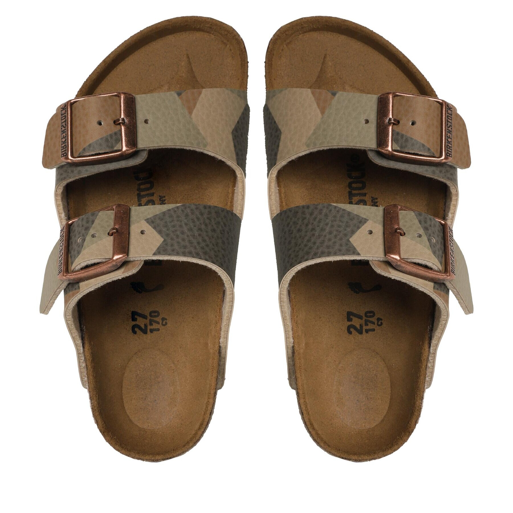 Birkenstock Чехли Arizona 1024728 Зелен - Pepit.bg