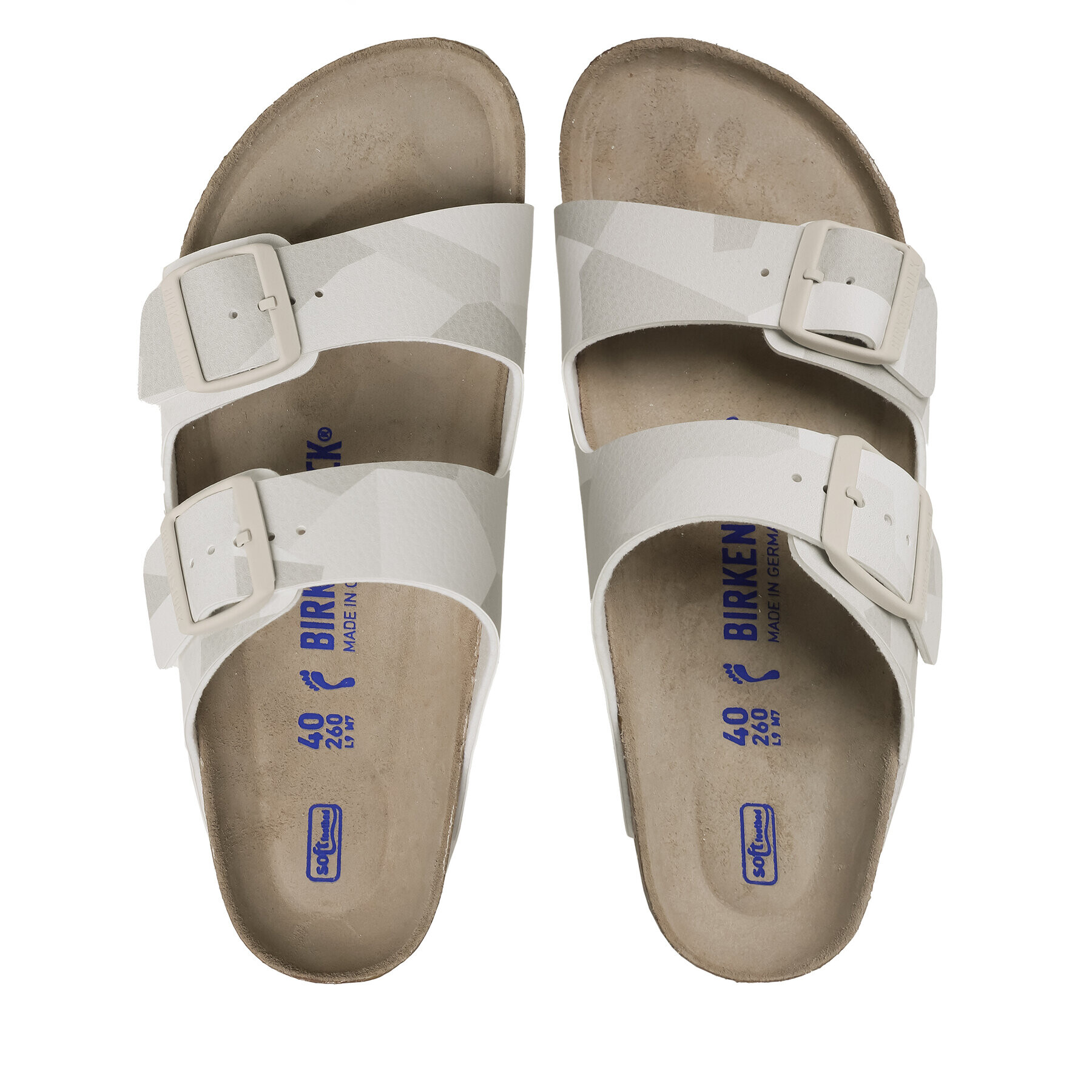 Birkenstock Чехли Arizona 1024871 Бял - Pepit.bg