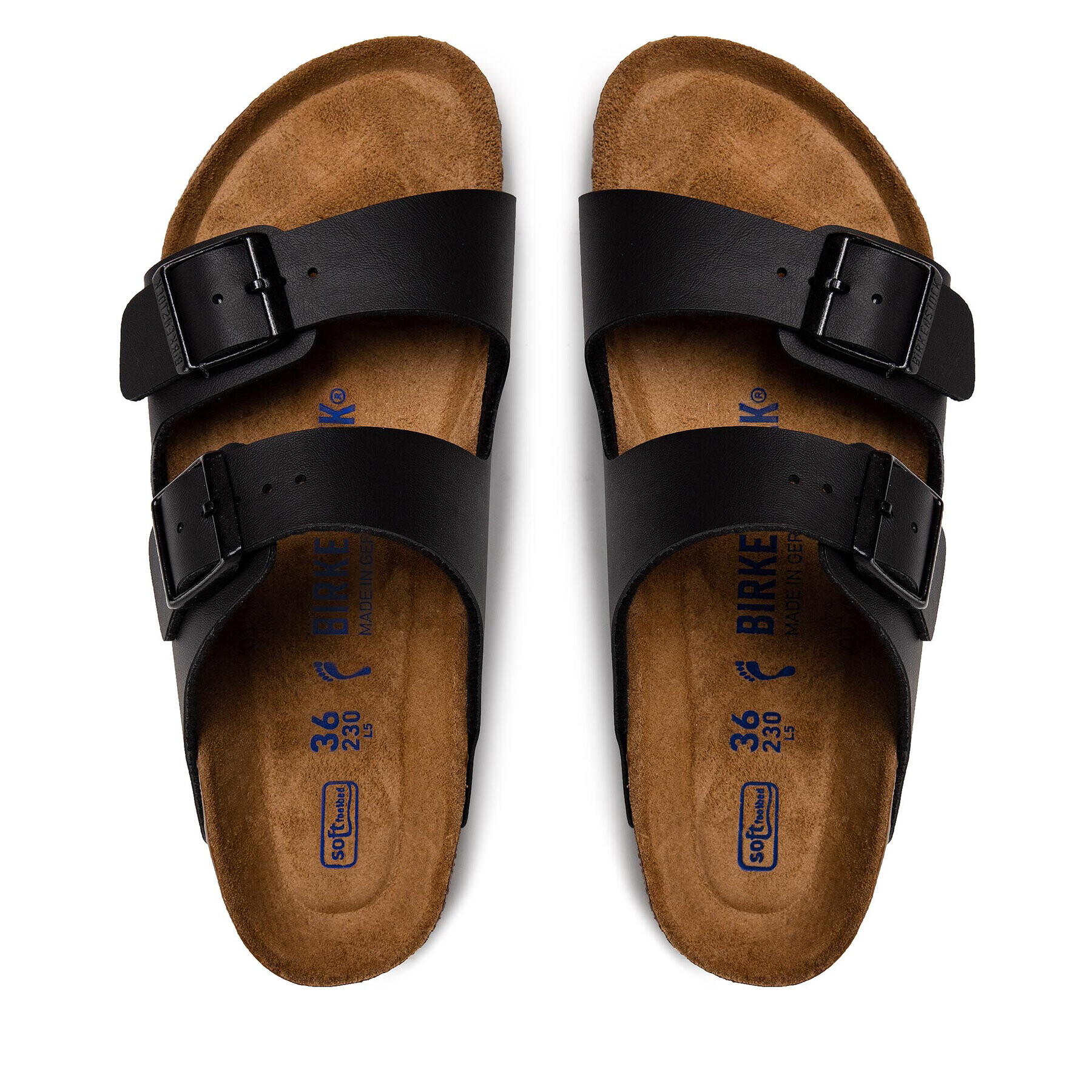 Birkenstock Чехли Arizona 551253 Черен - Pepit.bg