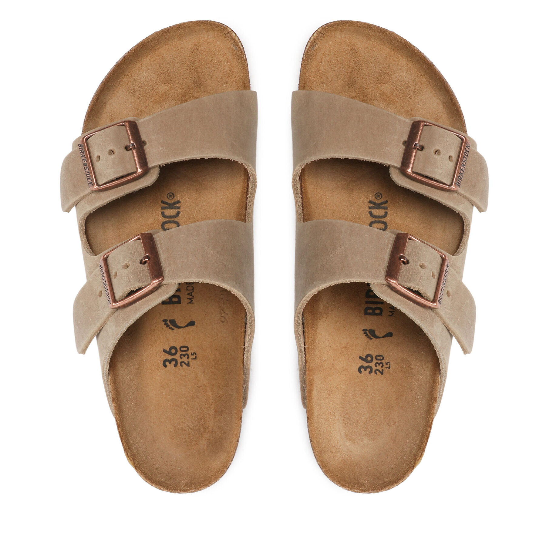 Birkenstock Чехли Arizona Bs 0352203 Кафяв - Pepit.bg
