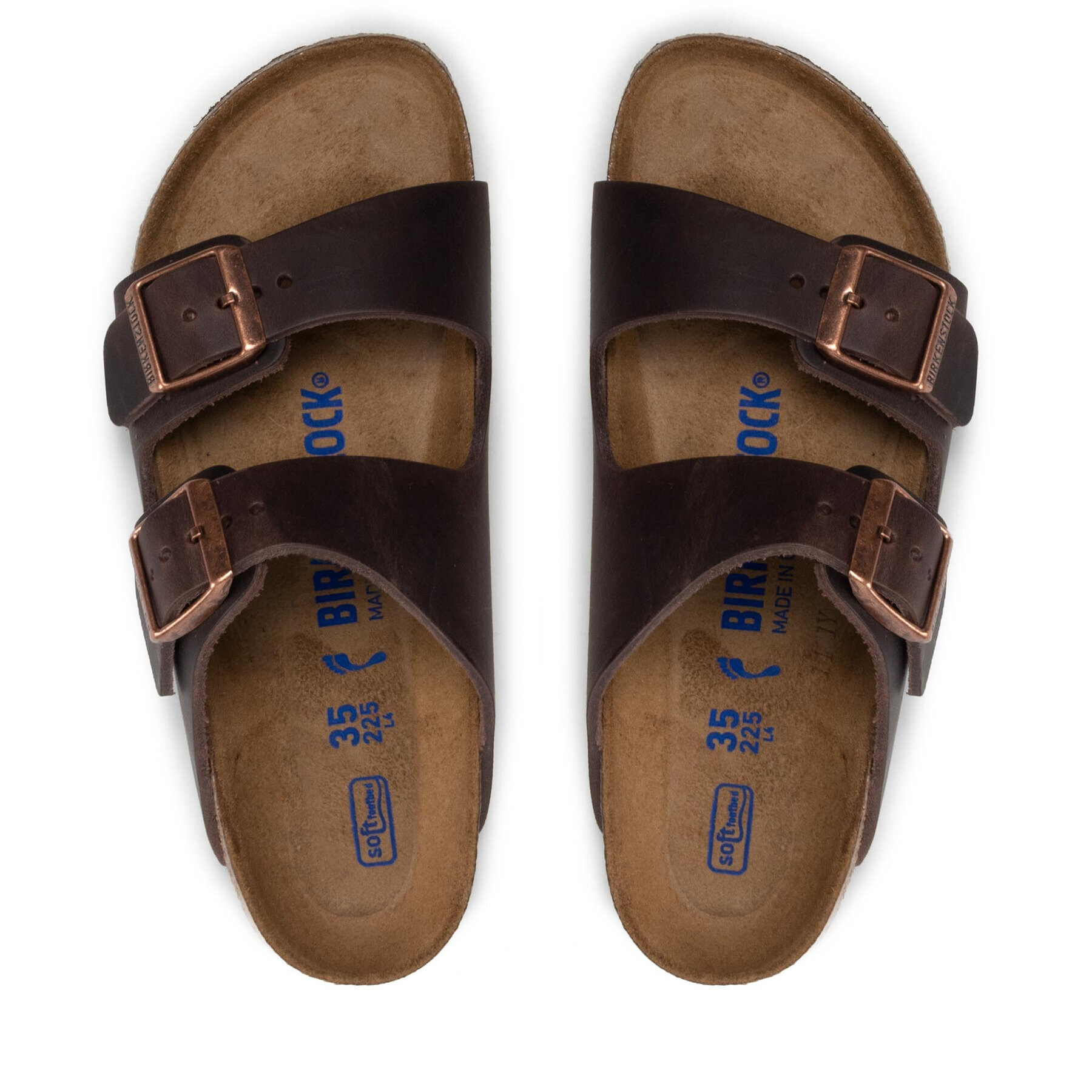Birkenstock Чехли Arizona Bs 0452763 Кафяв - Pepit.bg