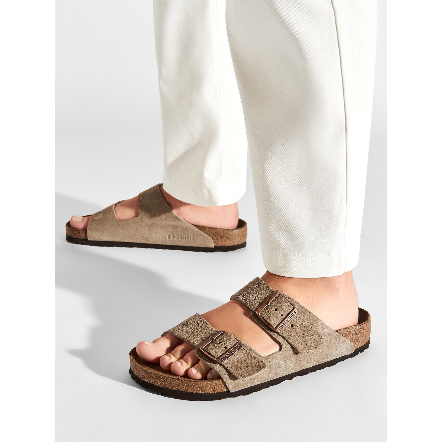 Birkenstock Чехли Arizona Bs 0951301 Сив - Pepit.bg