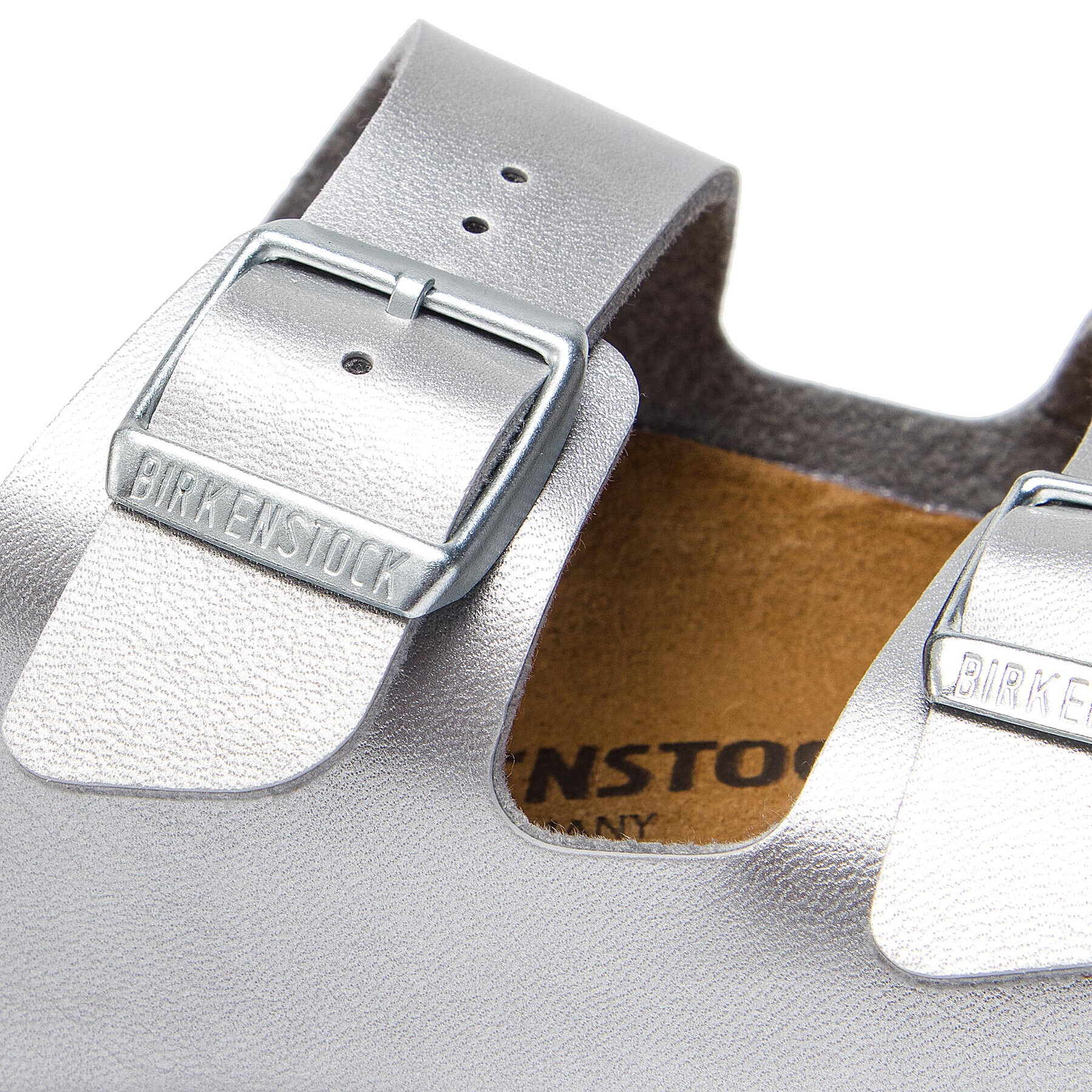 Birkenstock Чехли Arizona Bs 1012283 Сребрист - Pepit.bg