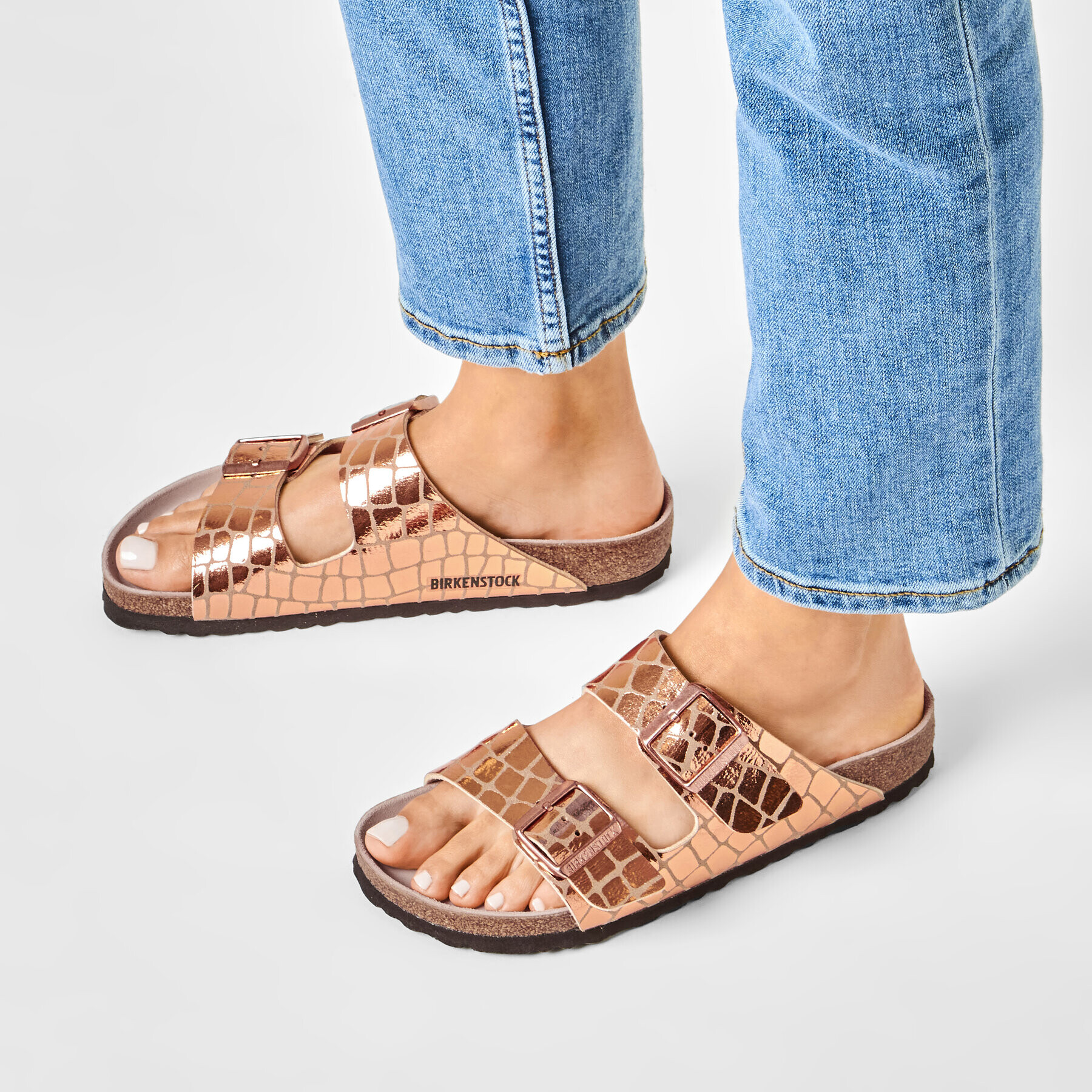 Birkenstock Чехли Arizona Bs 1016047 Златист - Pepit.bg