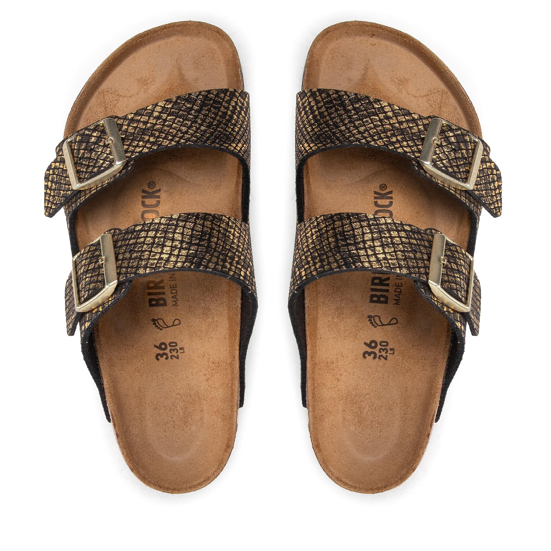 Birkenstock Чехли Arizona Bs 1018407 Черен - Pepit.bg
