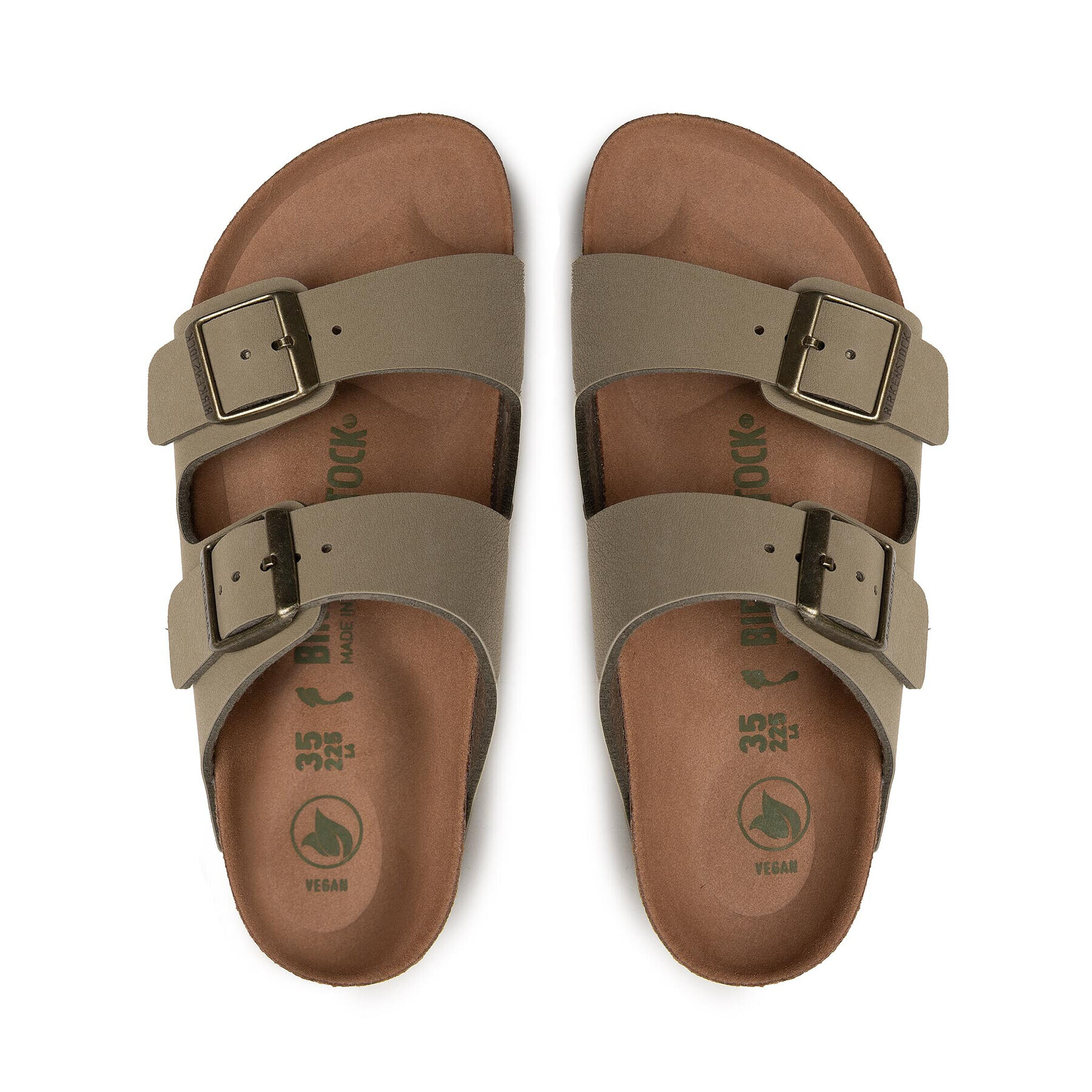 Birkenstock Чехли Arizona Bs 1020540 Зелен - Pepit.bg