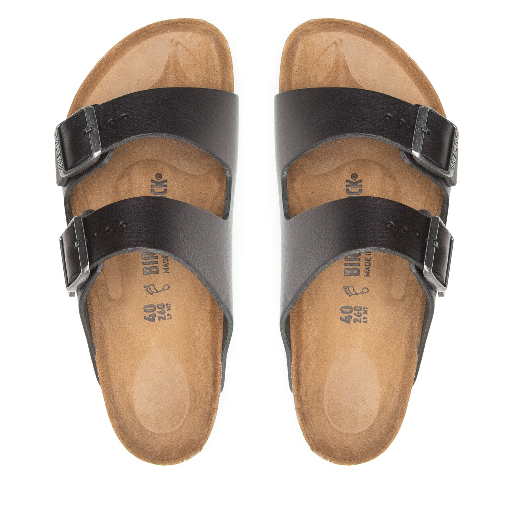 Birkenstock Чехли Arizona Bs 1023115 Черен - Pepit.bg