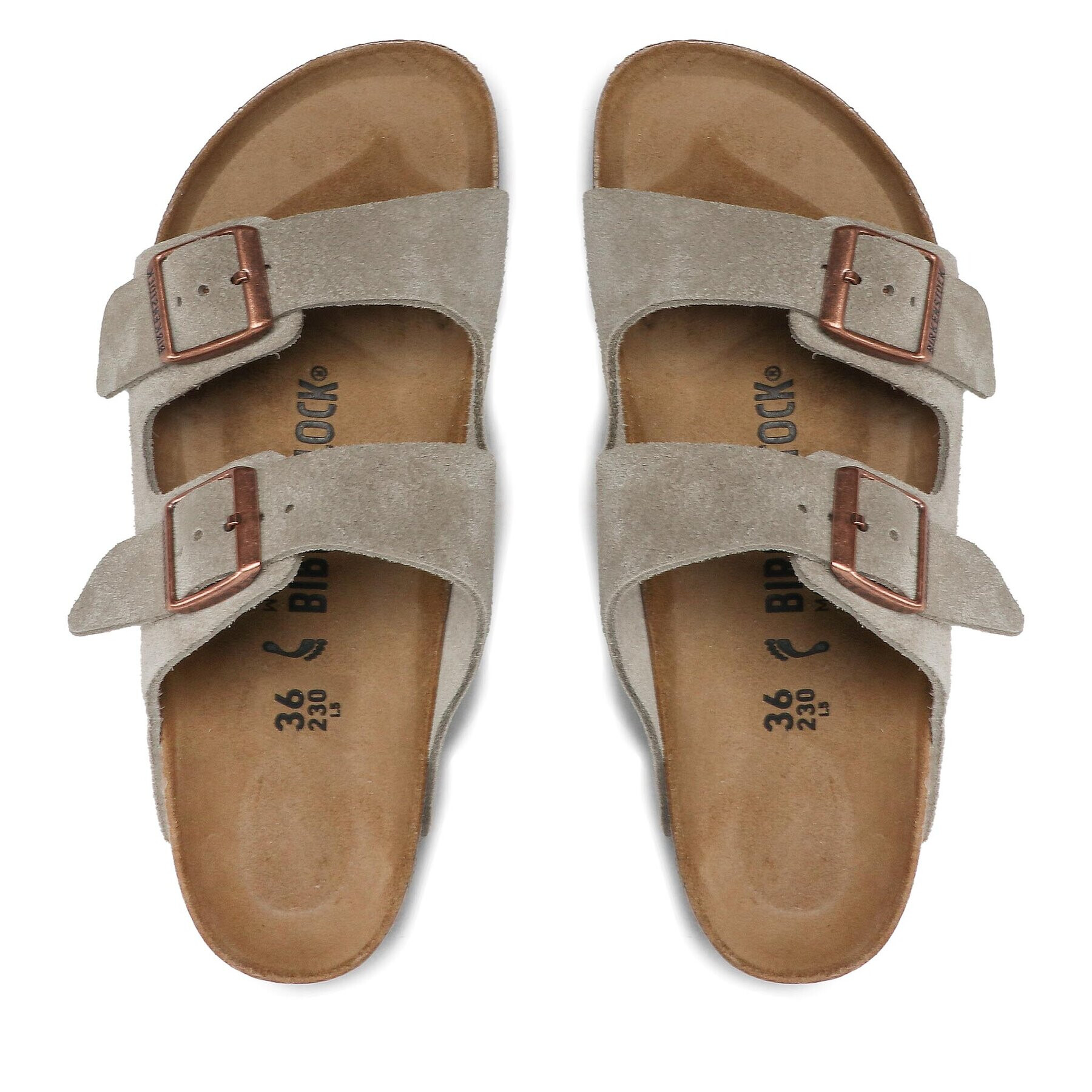 Birkenstock Чехли Arizona Bs 51463 Кафяв - Pepit.bg