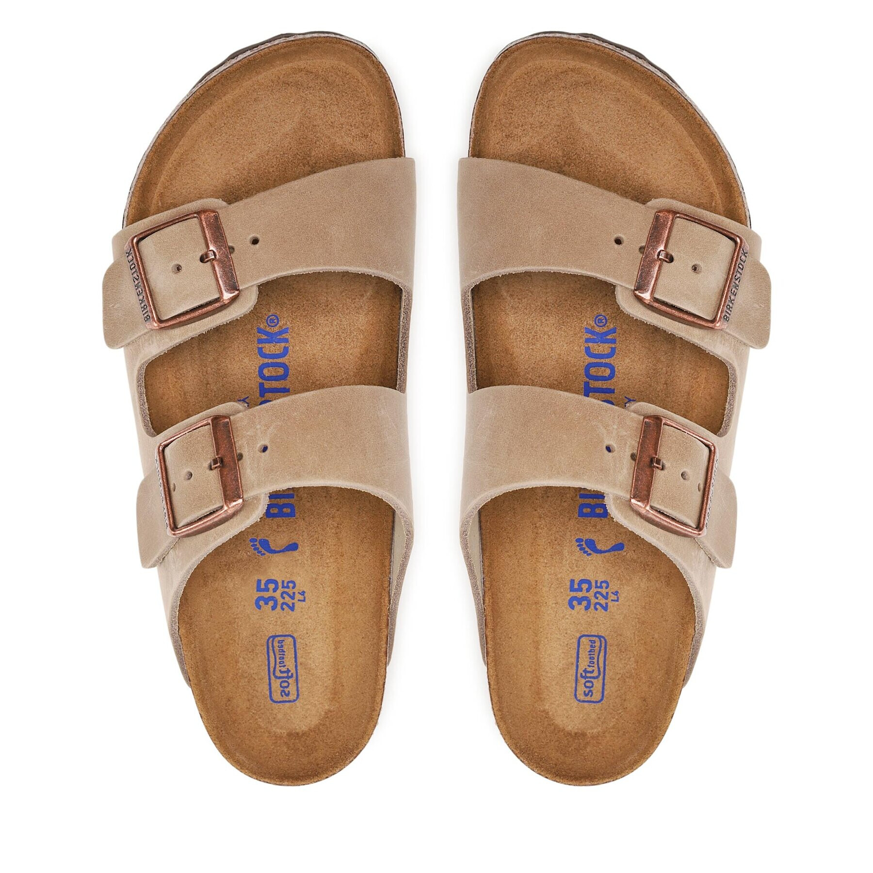 Birkenstock Чехли Arizona Bs 552813 Бежов - Pepit.bg