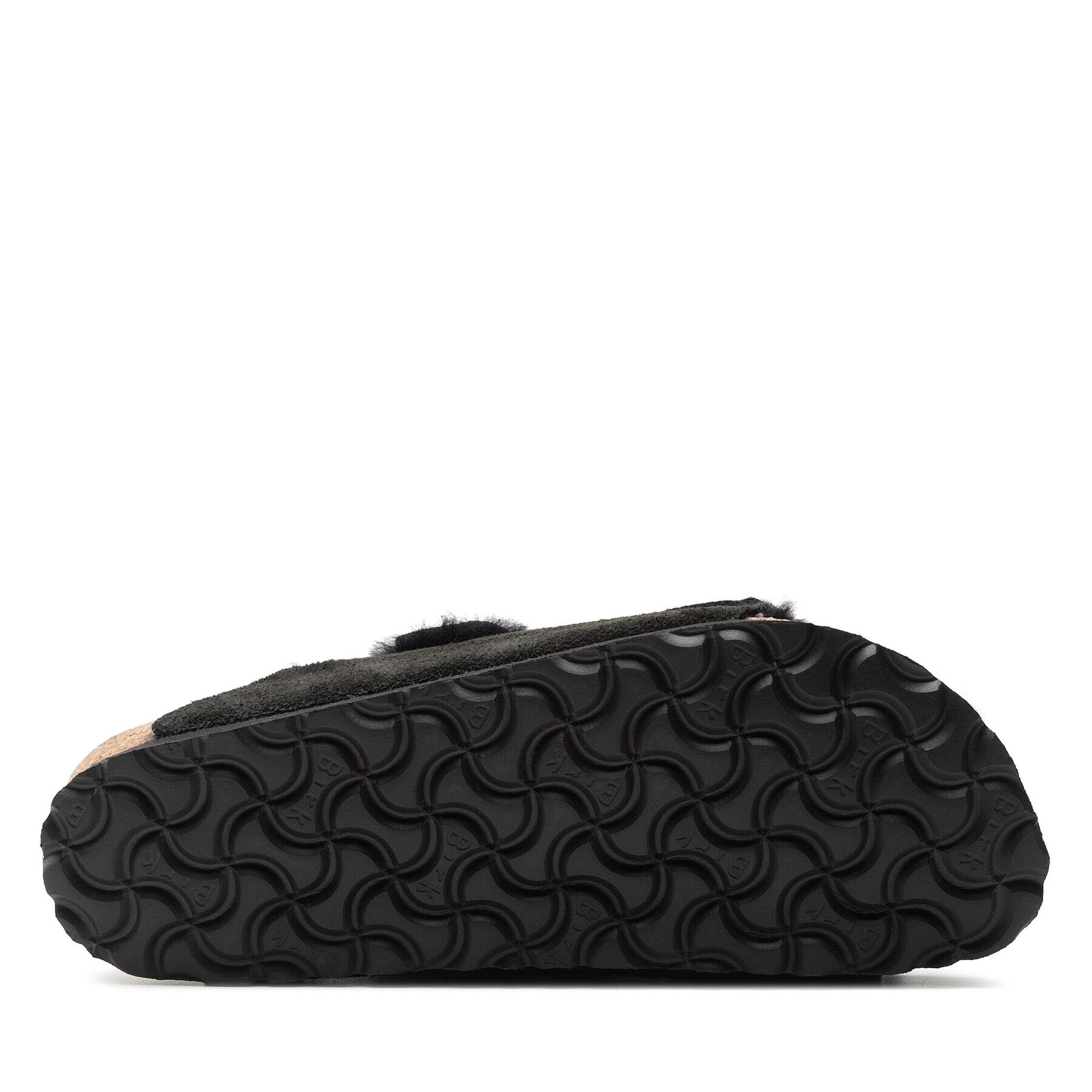 Birkenstock Чехли Arizona Shearling 0752663 Черен - Pepit.bg