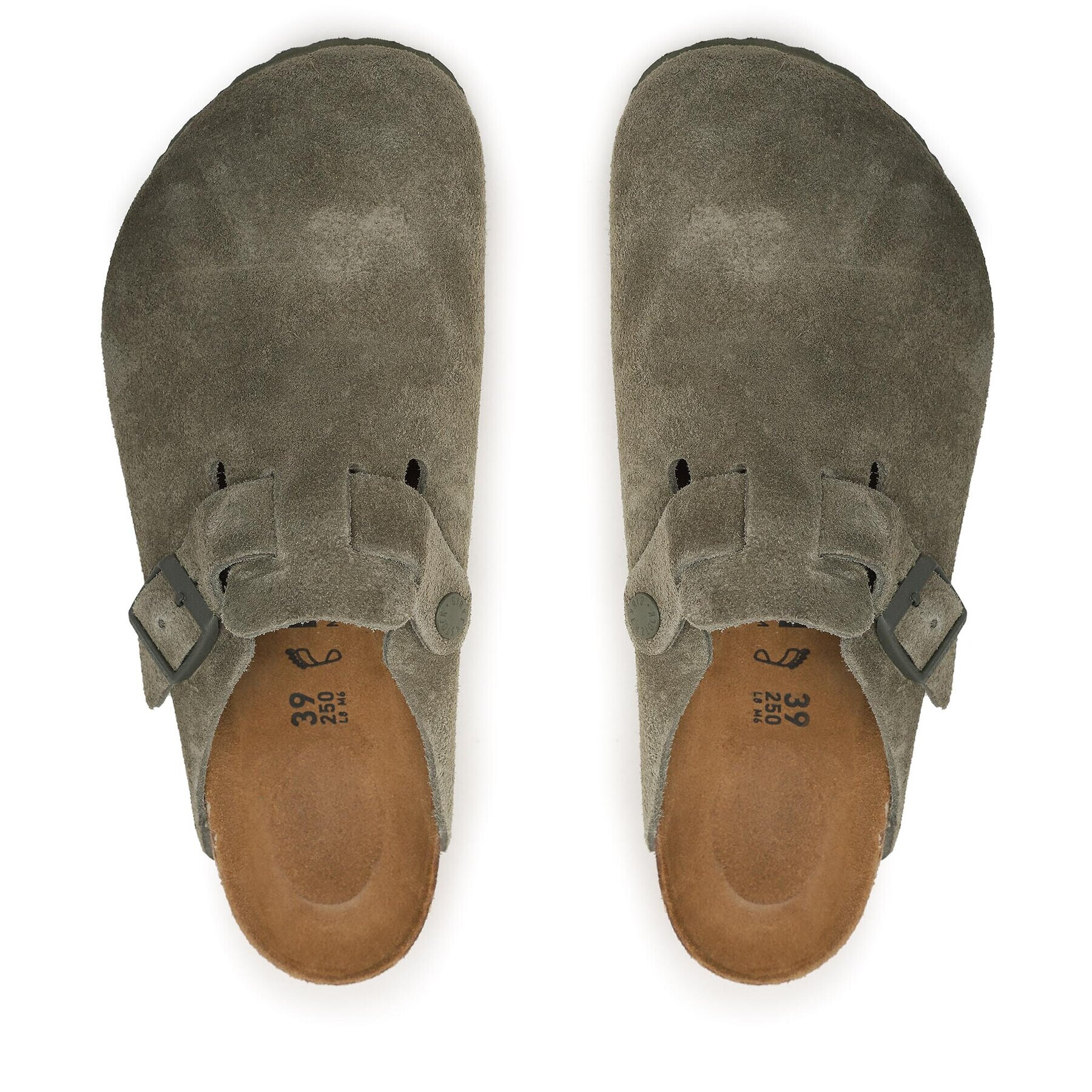 Birkenstock Чехли Boston 1024721 Зелен - Pepit.bg