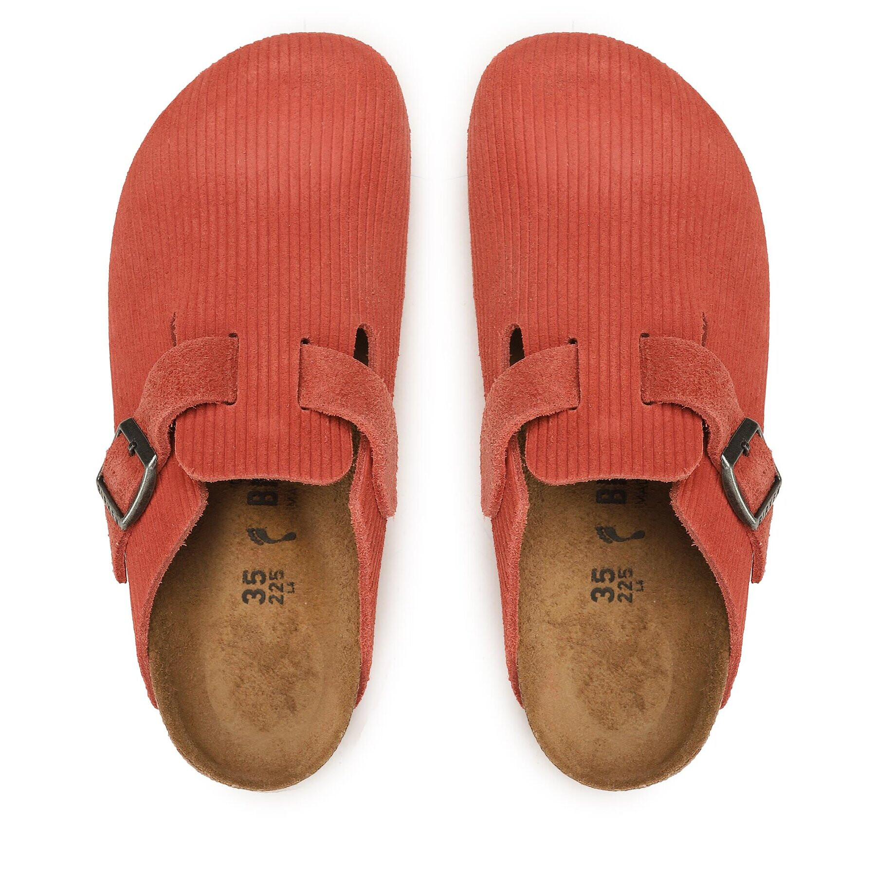 Birkenstock Чехли Boston 1025689 Червен - Pepit.bg