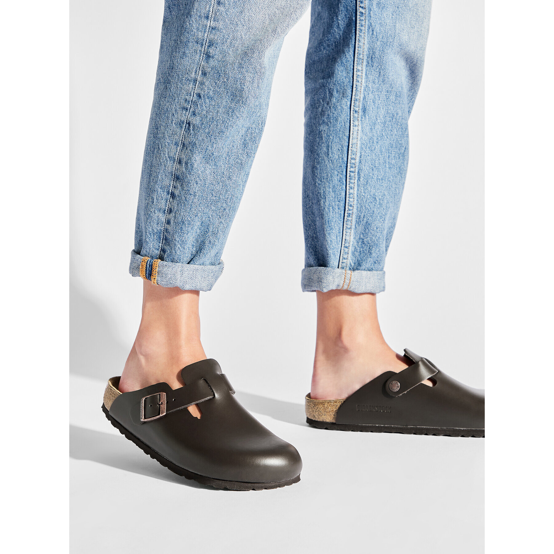 Birkenstock Чехли Boston Bs 60103 Кафяв - Pepit.bg