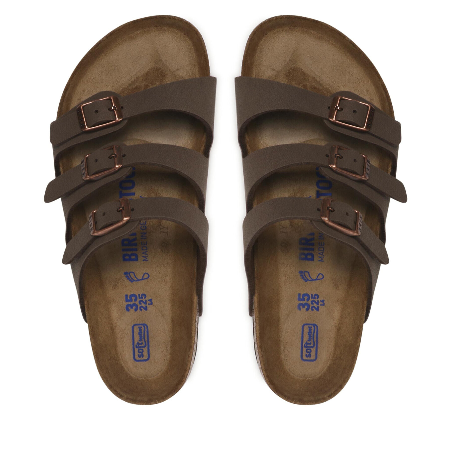 Birkenstock Чехли Florida 0053881 Кафяв - Pepit.bg