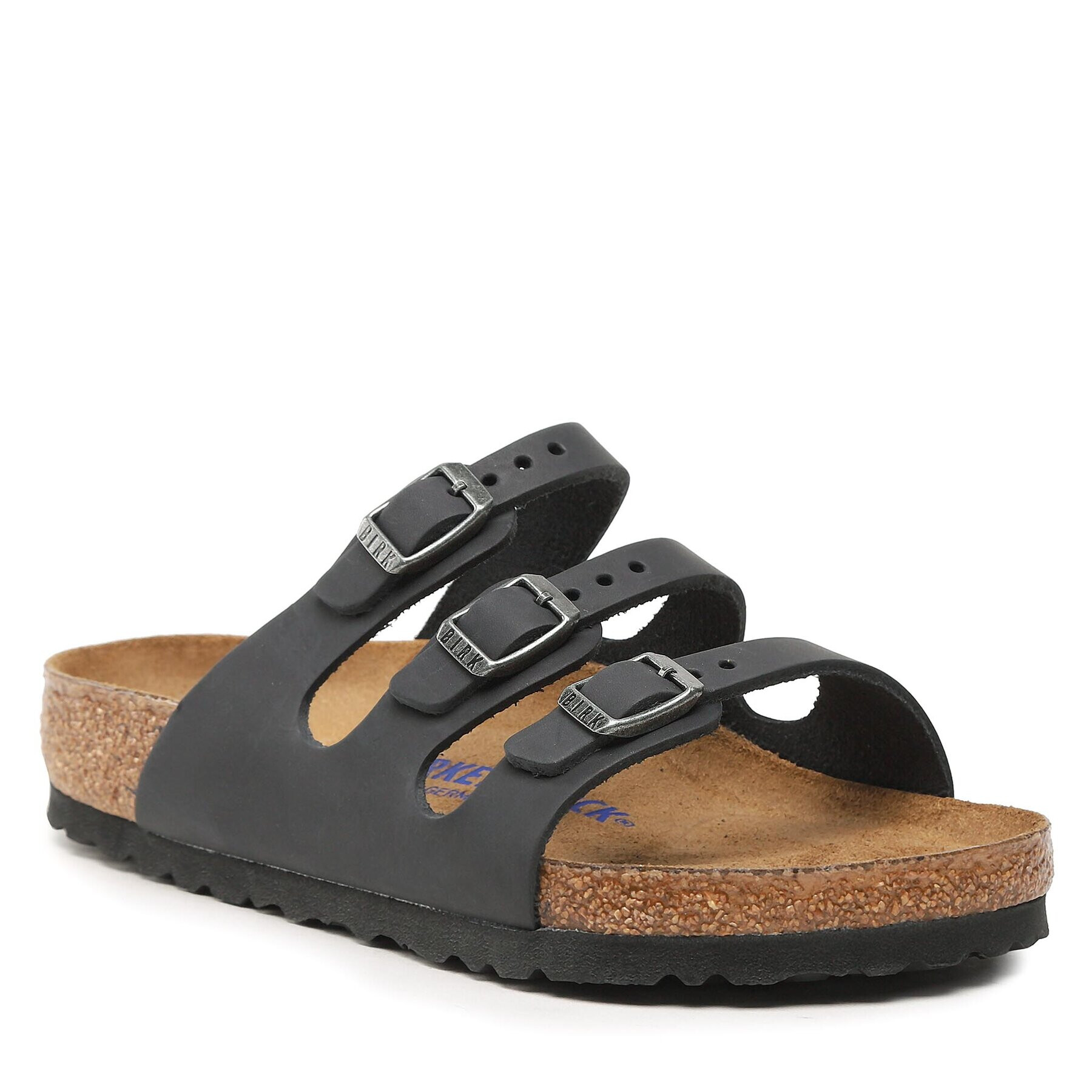 Birkenstock Чехли Florida 1011445 Черен - Pepit.bg
