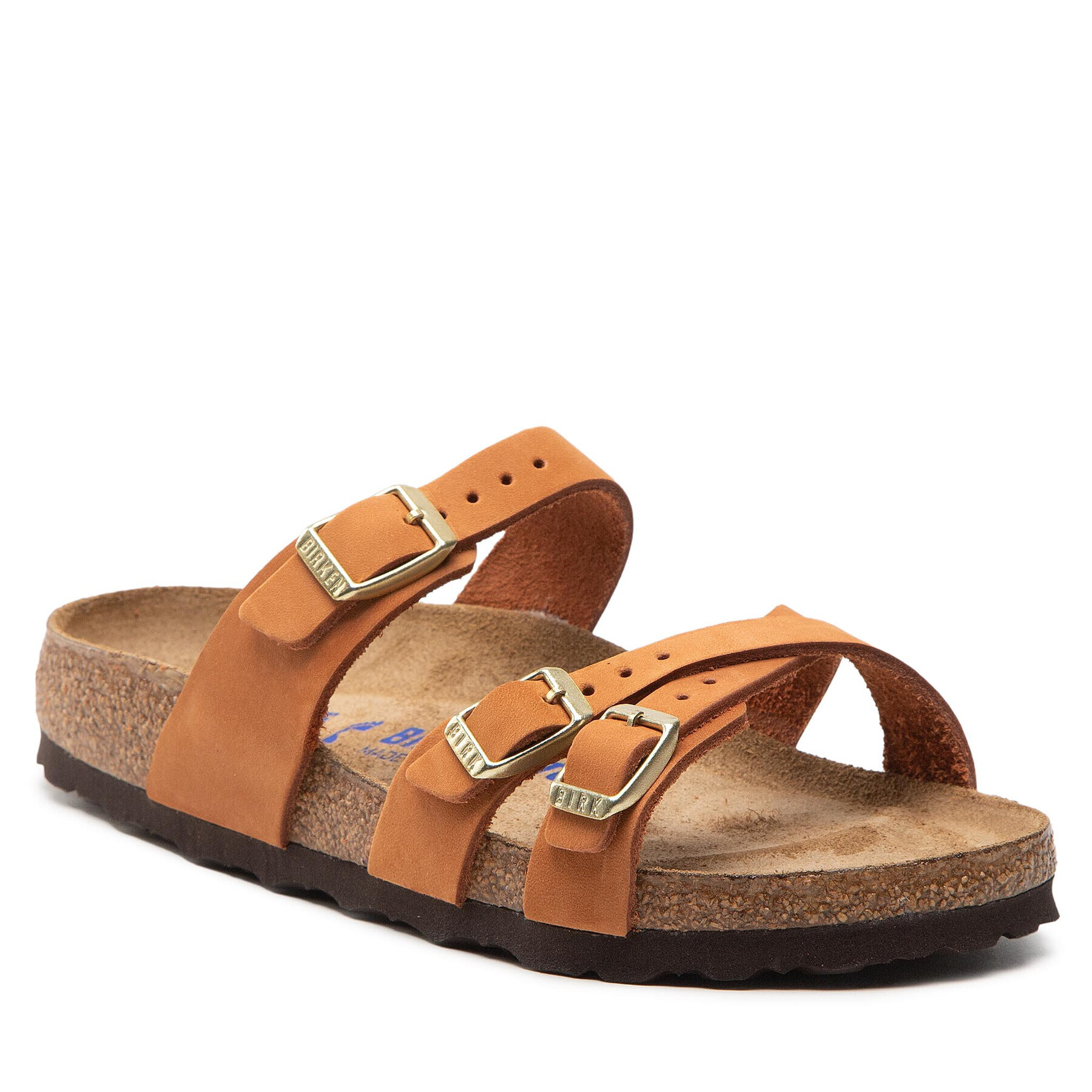 Birkenstock Чехли Franca 1021518 Кафяв - Pepit.bg