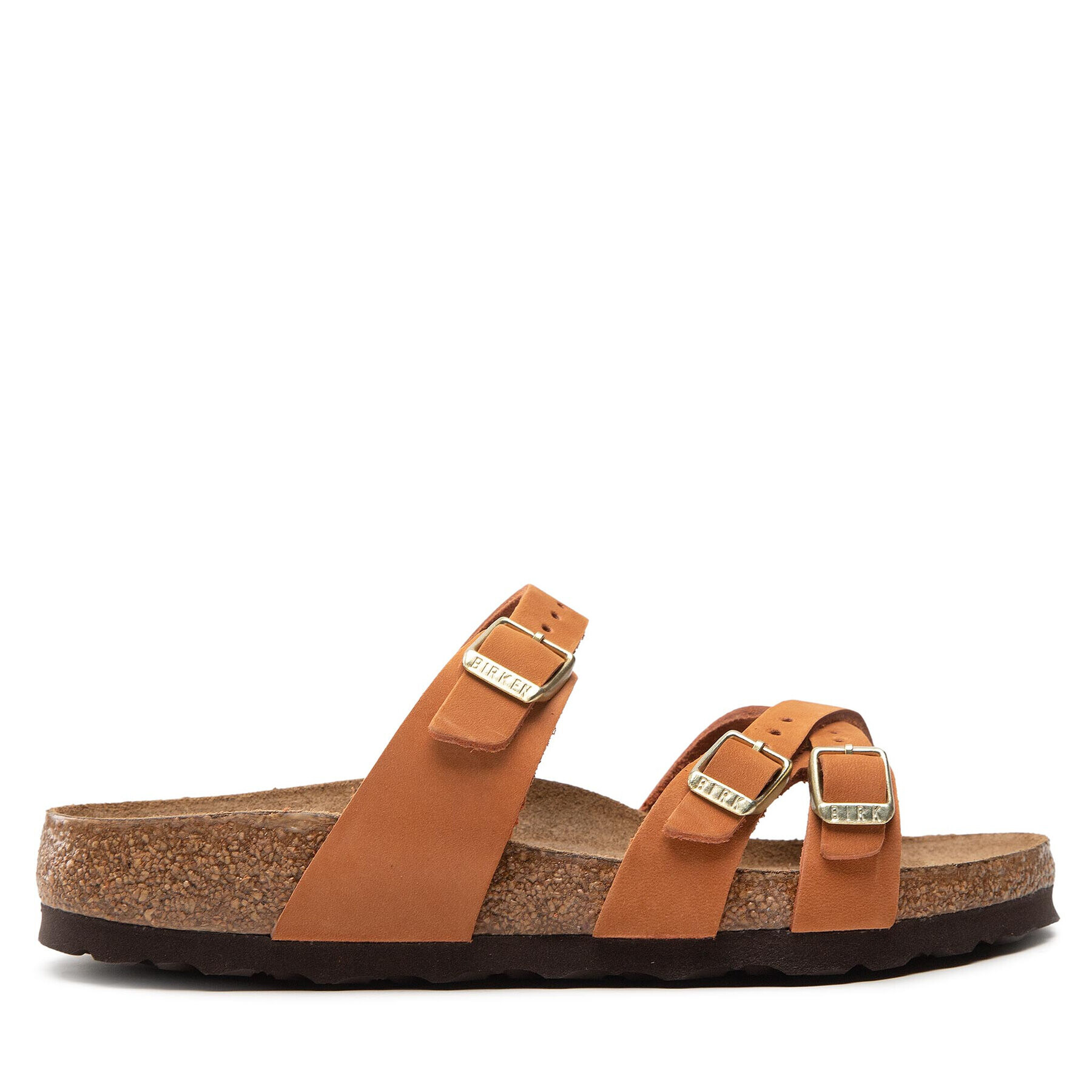 Birkenstock Чехли Franca 1021518 Кафяв - Pepit.bg