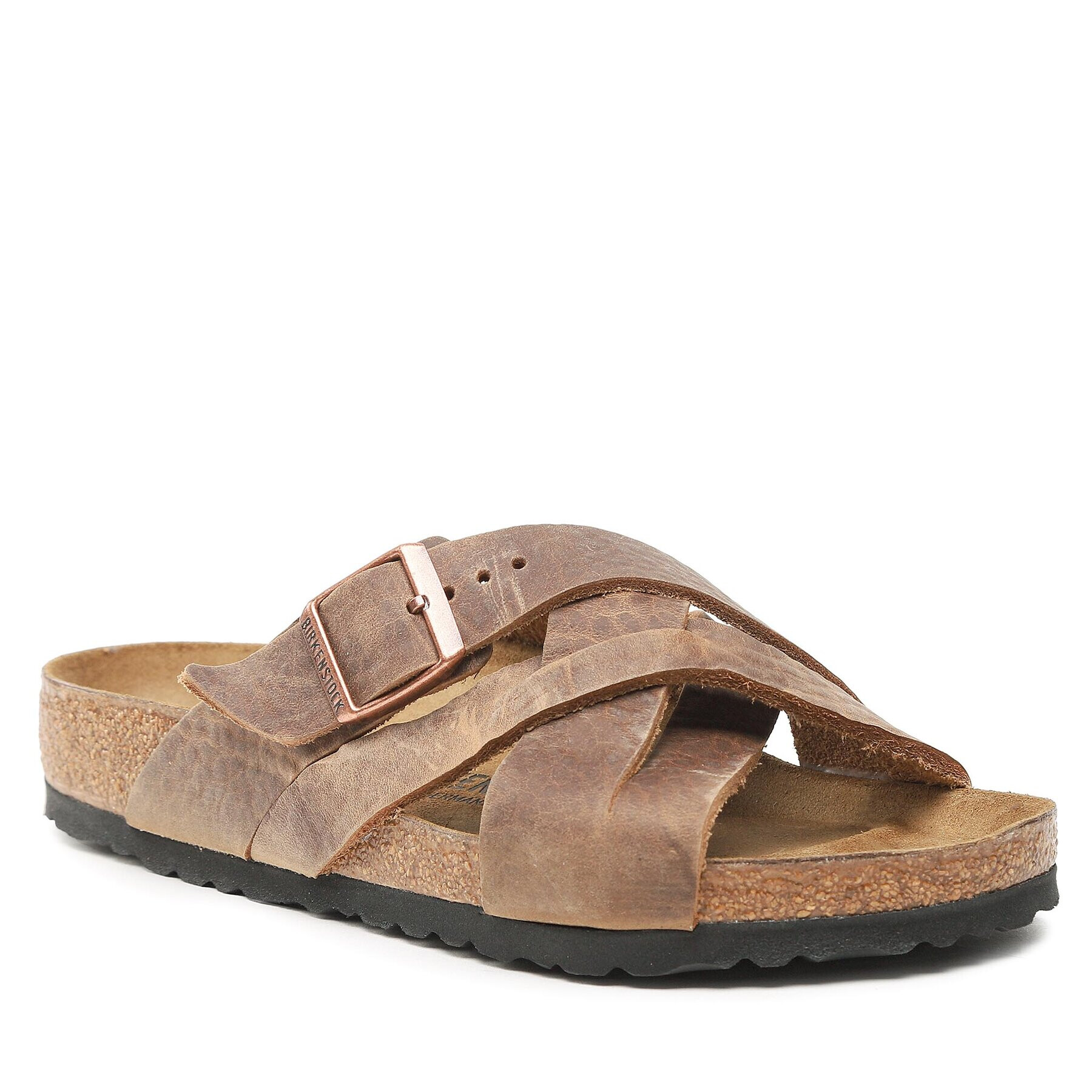 Birkenstock Чехли Lugano 1015498 Кафяв - Pepit.bg