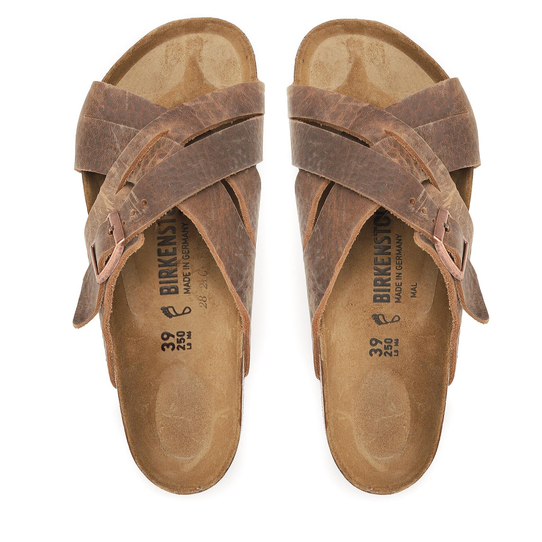 Birkenstock Чехли Lugano 1015498 Кафяв - Pepit.bg