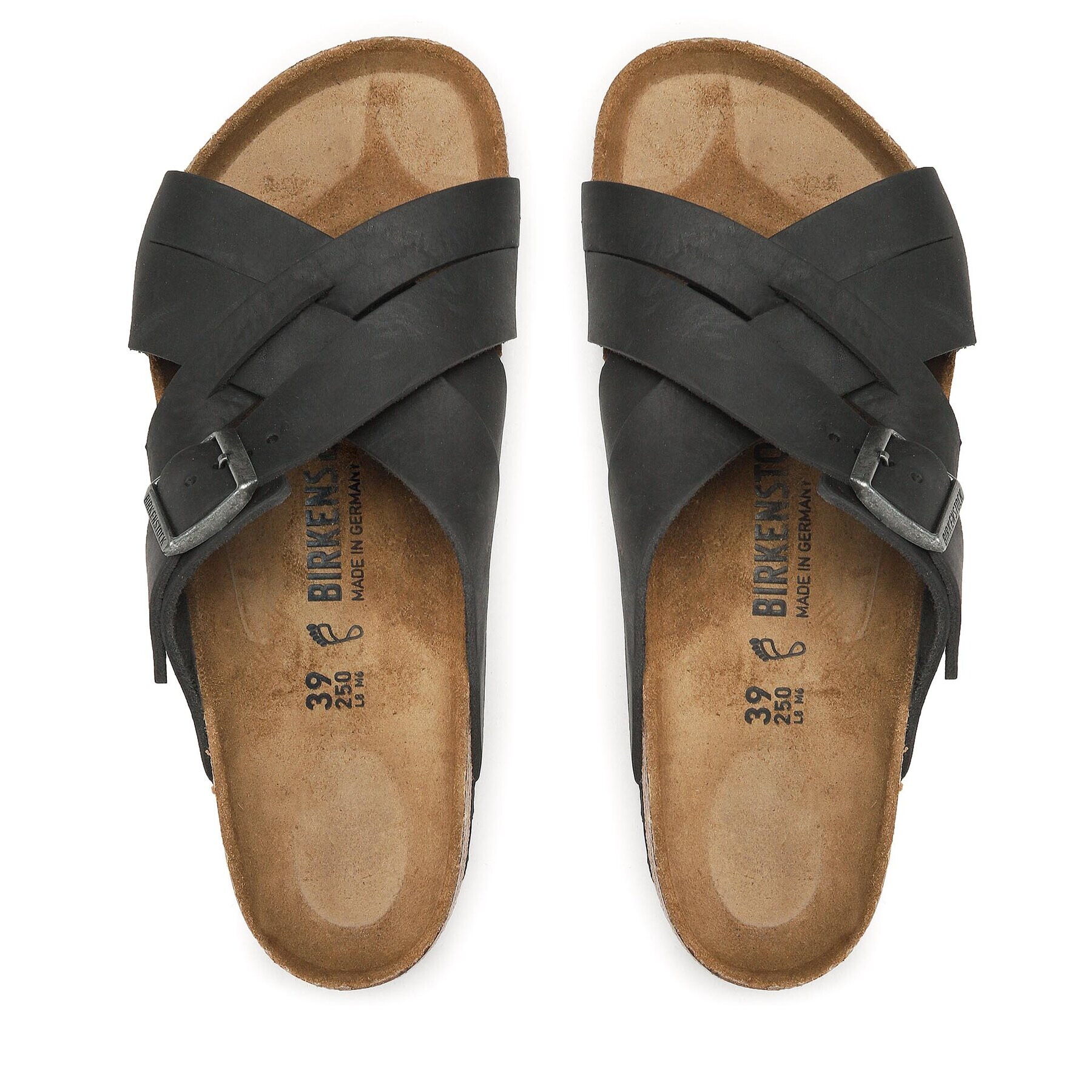 Birkenstock Чехли Lugano 1017465 Черен - Pepit.bg
