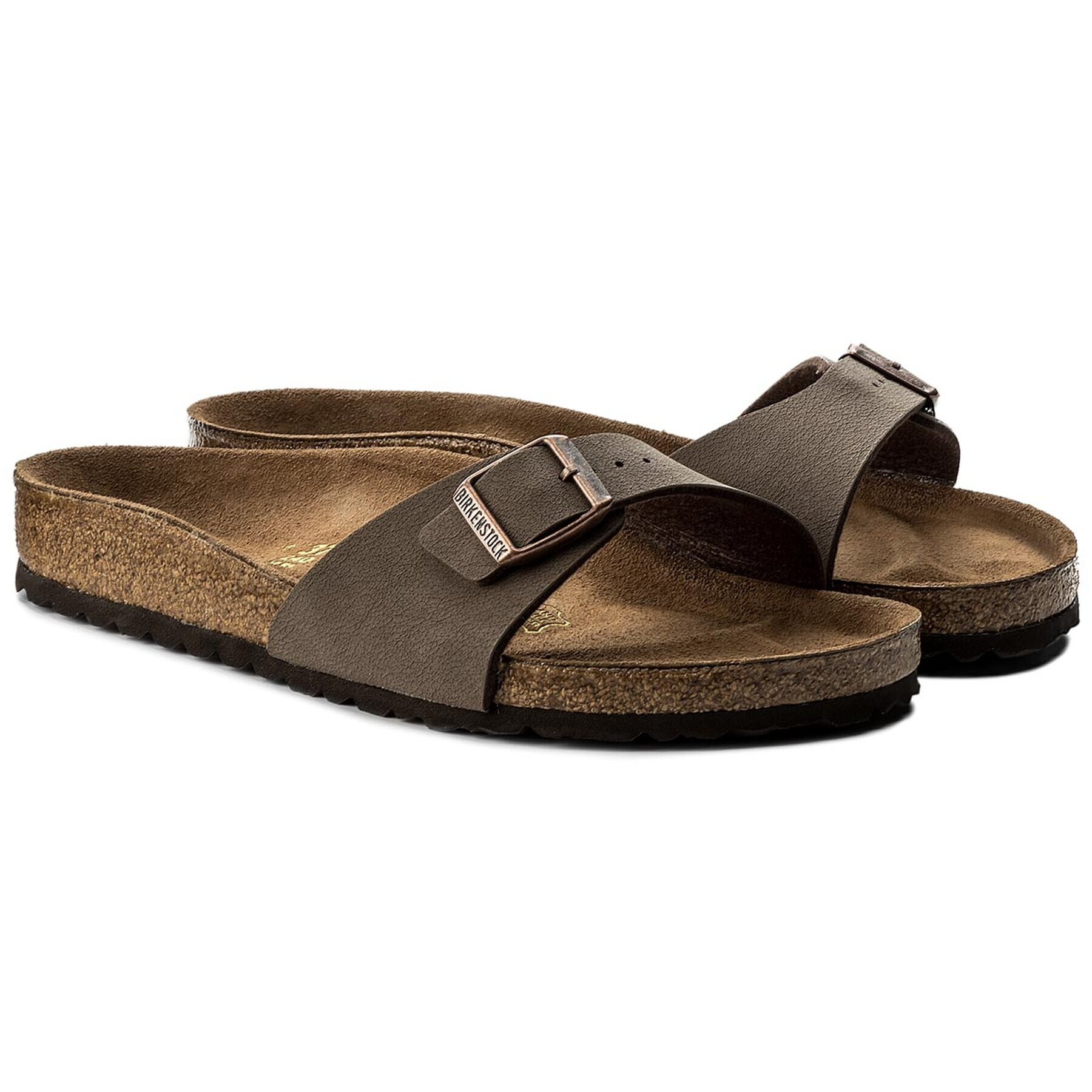 Birkenstock Чехли Madrid 0040091 Кафяв - Pepit.bg