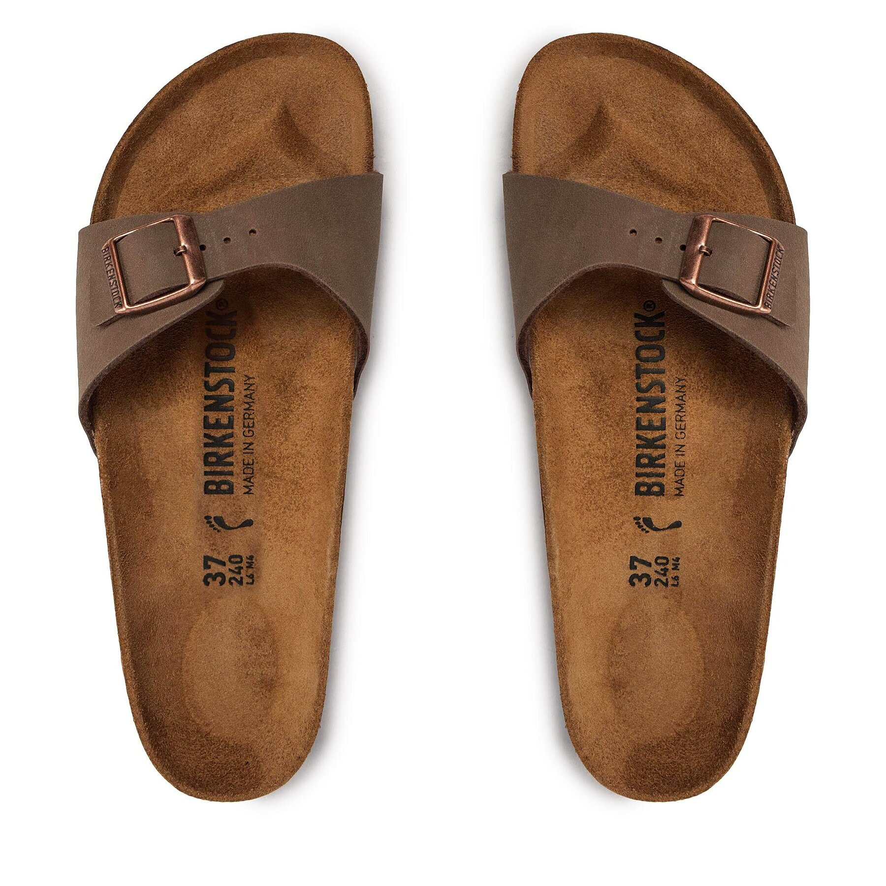 Birkenstock Чехли Madrid 0040093 Кафяв - Pepit.bg
