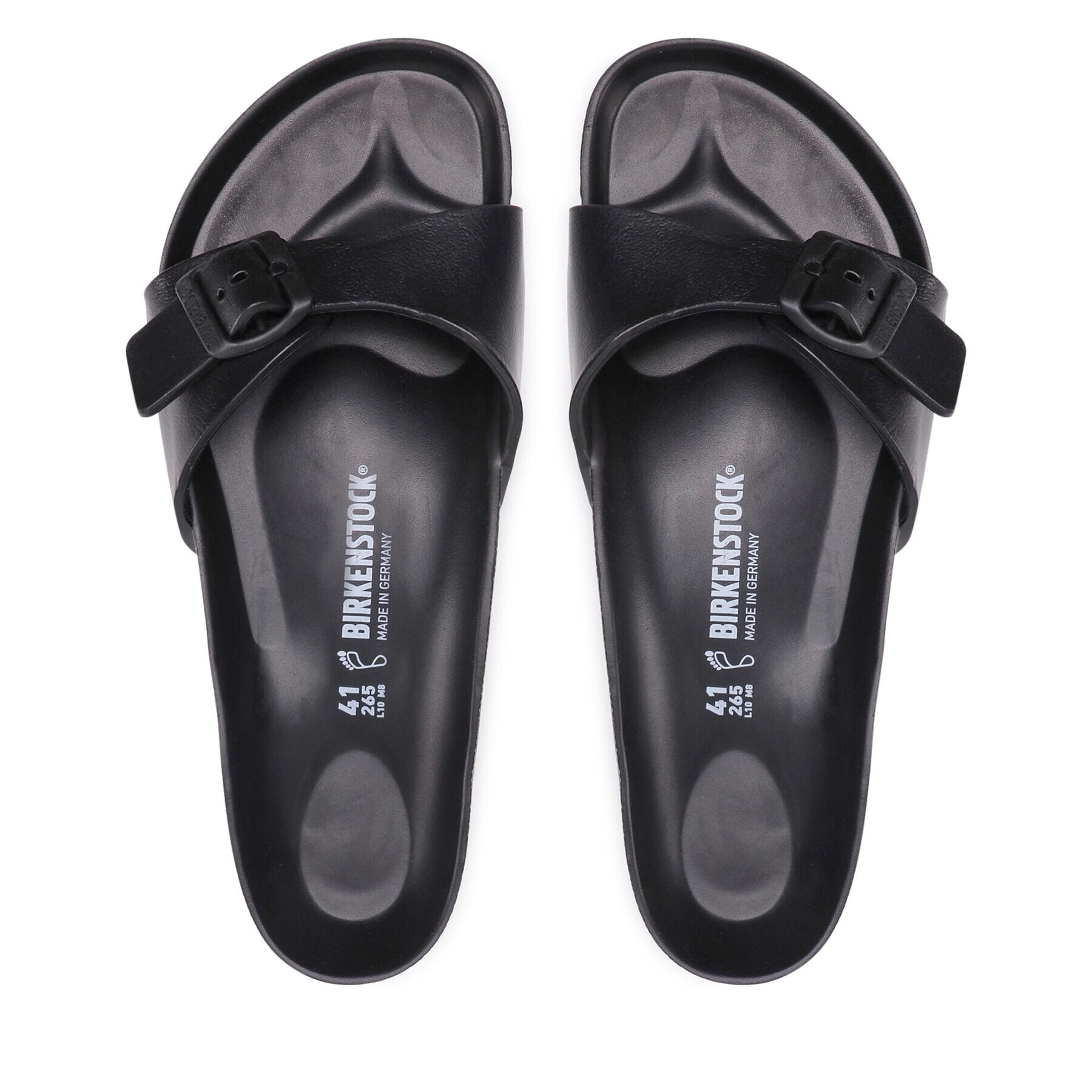 Birkenstock Чехли Madrid 0128161 Черен - Pepit.bg