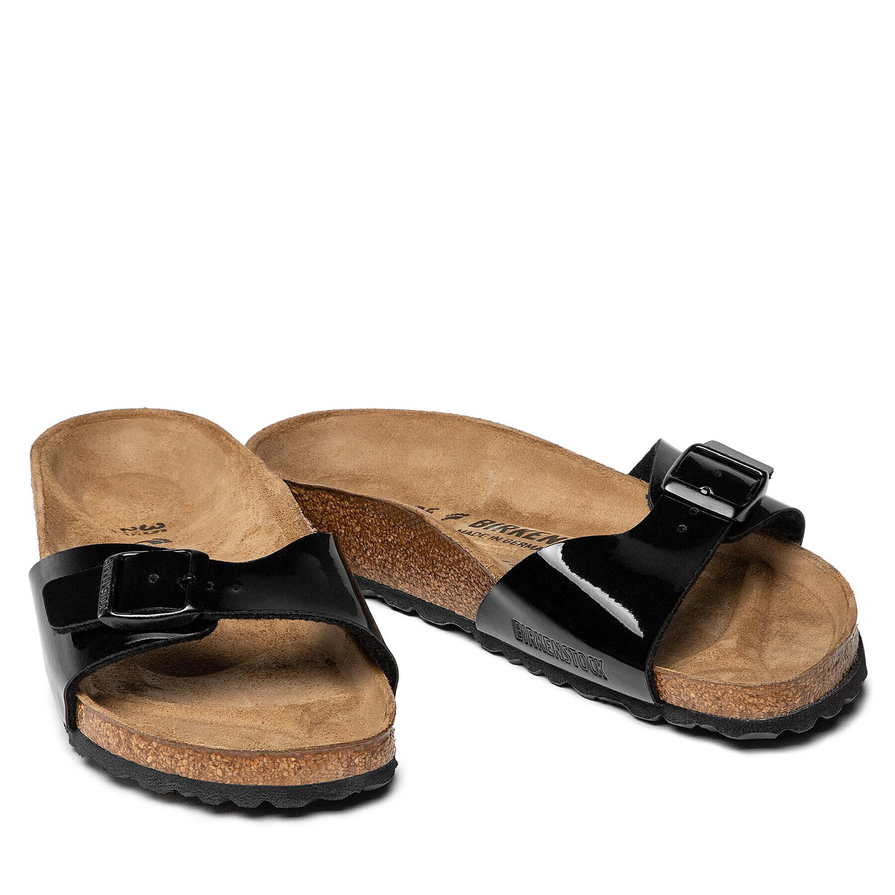 Birkenstock Чехли Madrid 040303 Черен - Pepit.bg