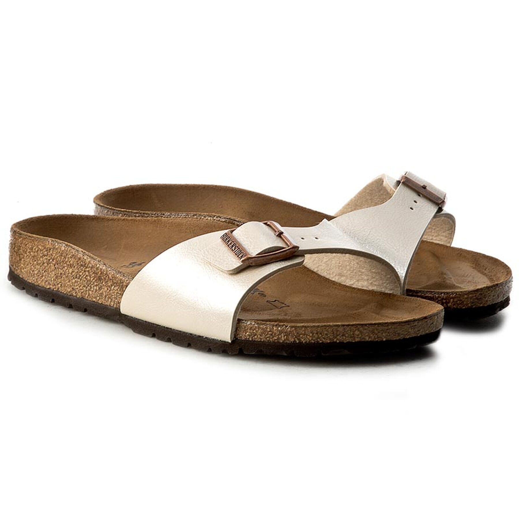 Birkenstock Чехли Madrid 0940153 Бежов - Pepit.bg