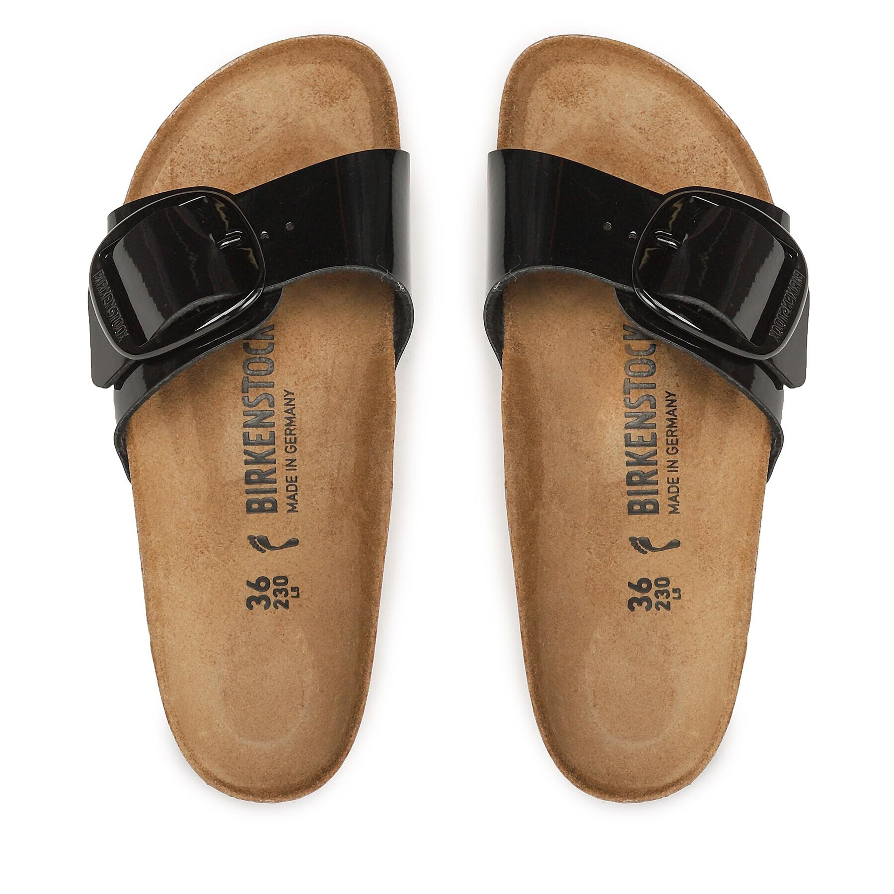 Birkenstock Чехли Madrid 1026125 Черен - Pepit.bg