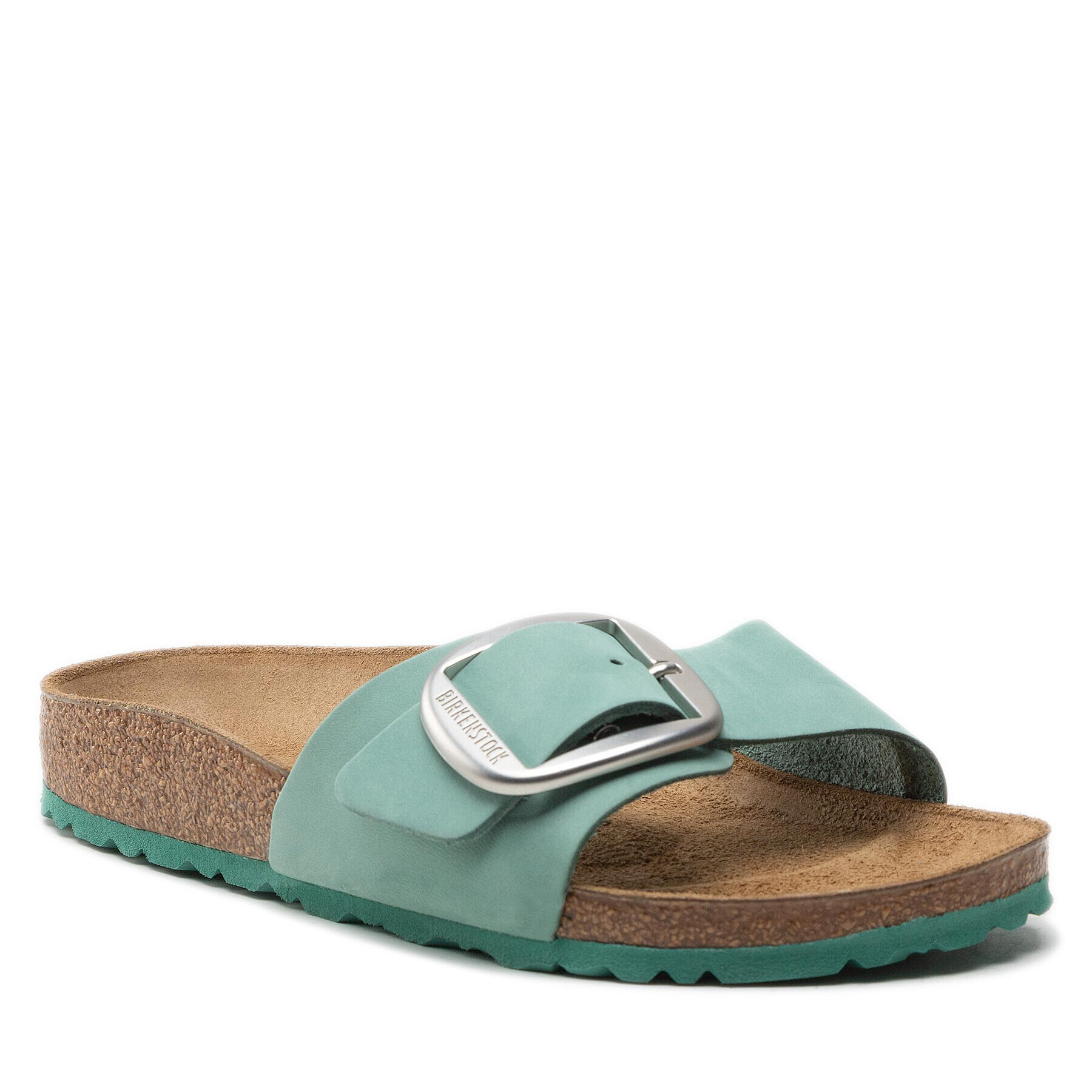 Birkenstock Чехли Madrid Big Buckle 1023385 Зелен - Pepit.bg
