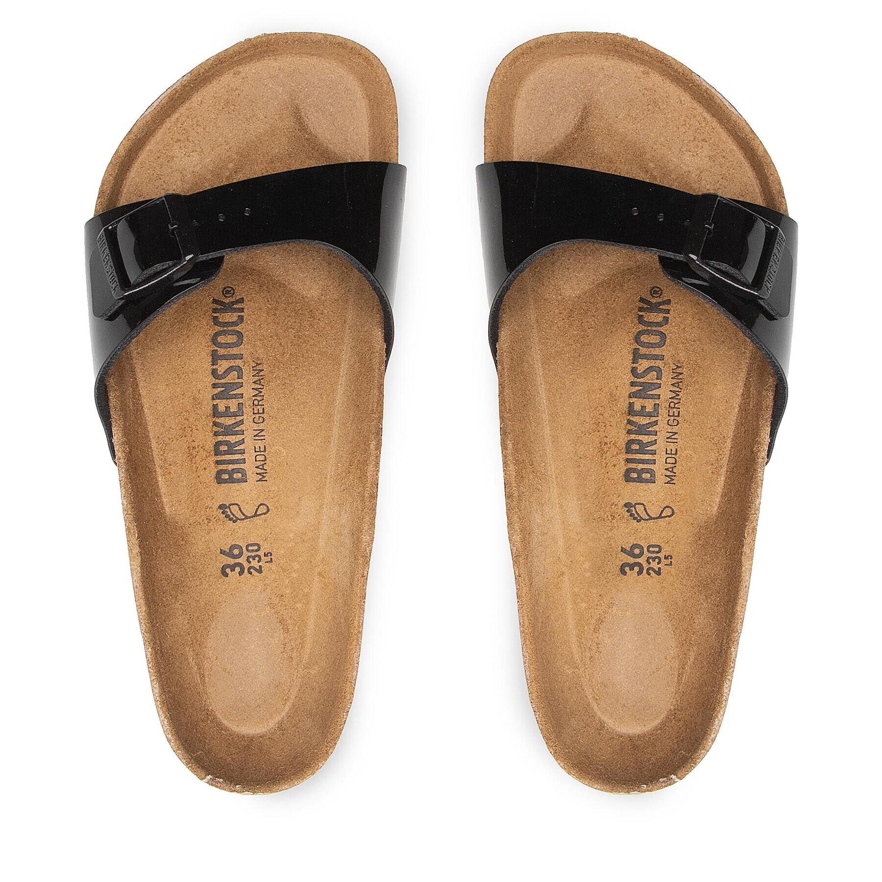 Birkenstock Чехли Madrid Bs 0040301 Черен - Pepit.bg