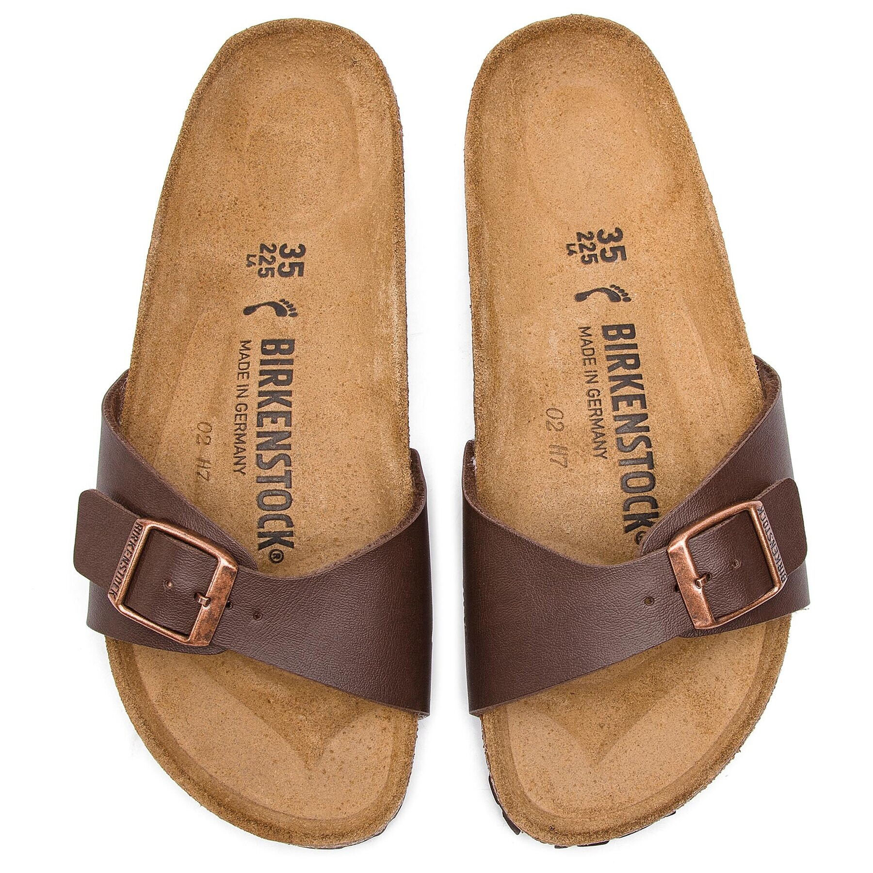 Birkenstock Чехли Madrid Bs 0040393 Кафяв - Pepit.bg