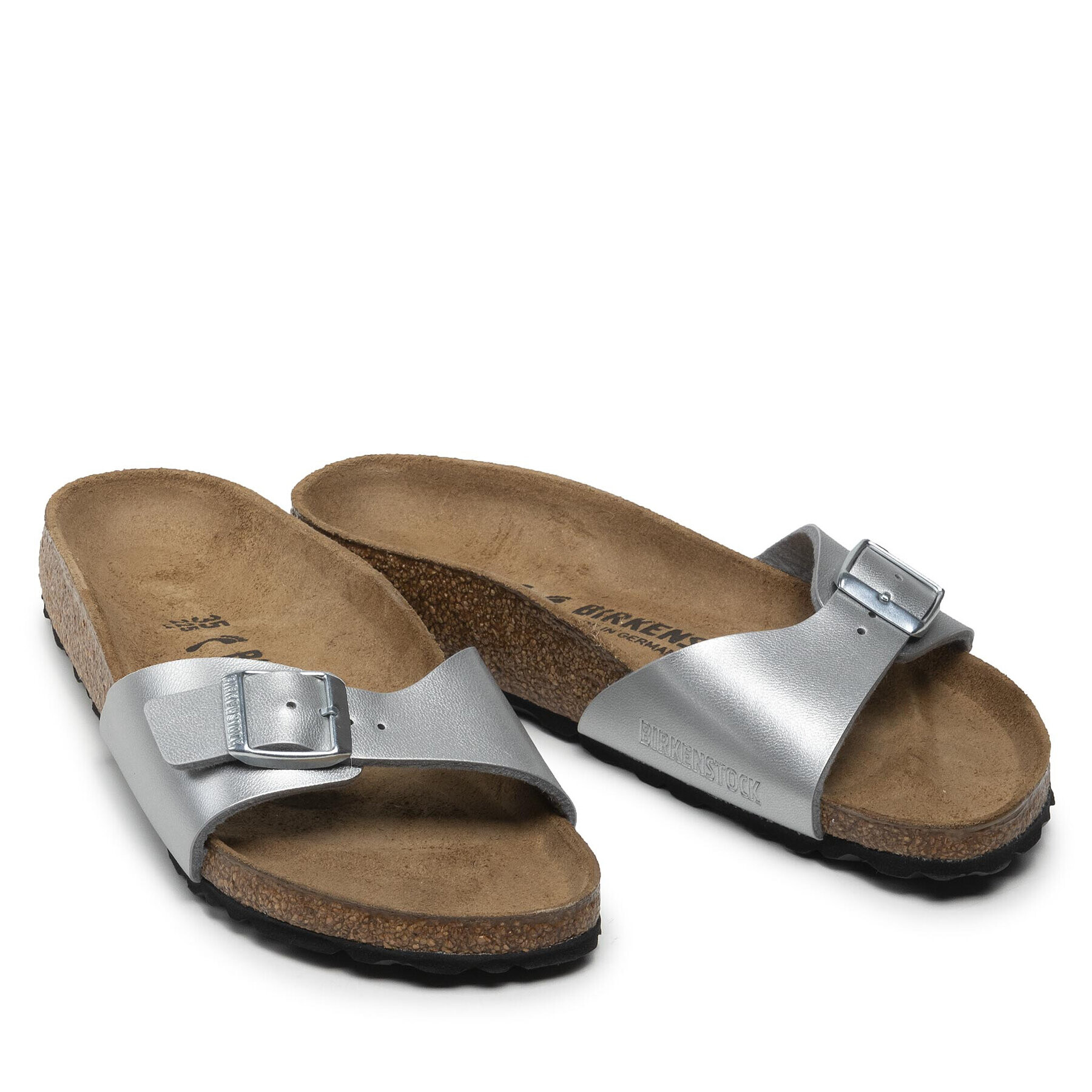 Birkenstock Чехли Madrid Bs 0040413 Сребрист - Pepit.bg