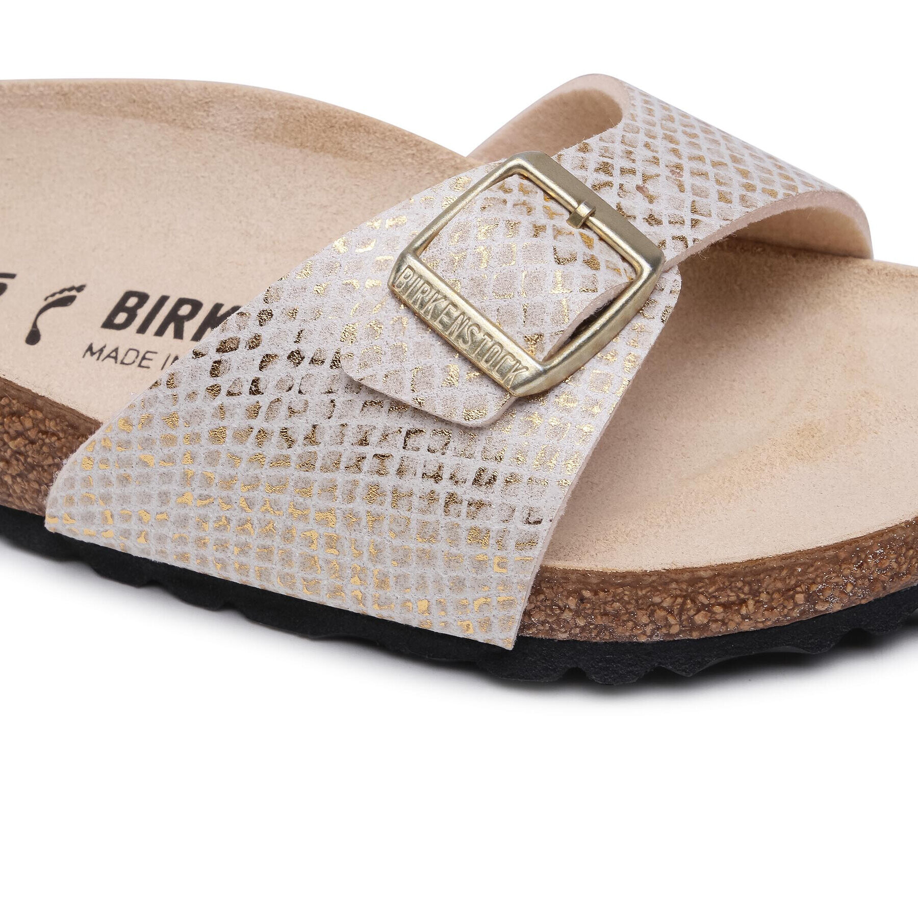 Birkenstock Чехли Madrid Bs 1018543 Златист - Pepit.bg