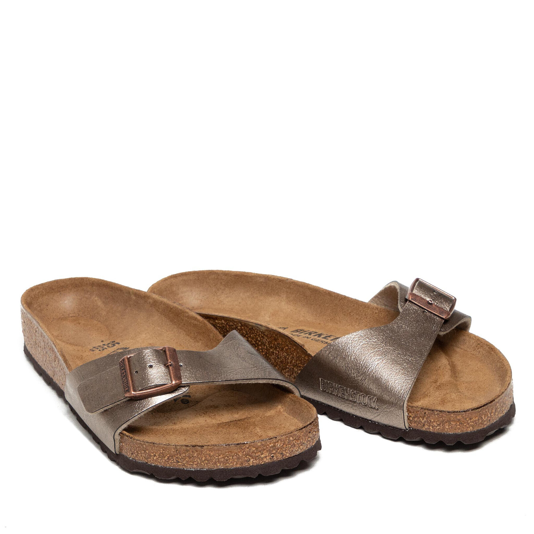 Birkenstock Чехли Madrid Bs 1020630 Златист - Pepit.bg